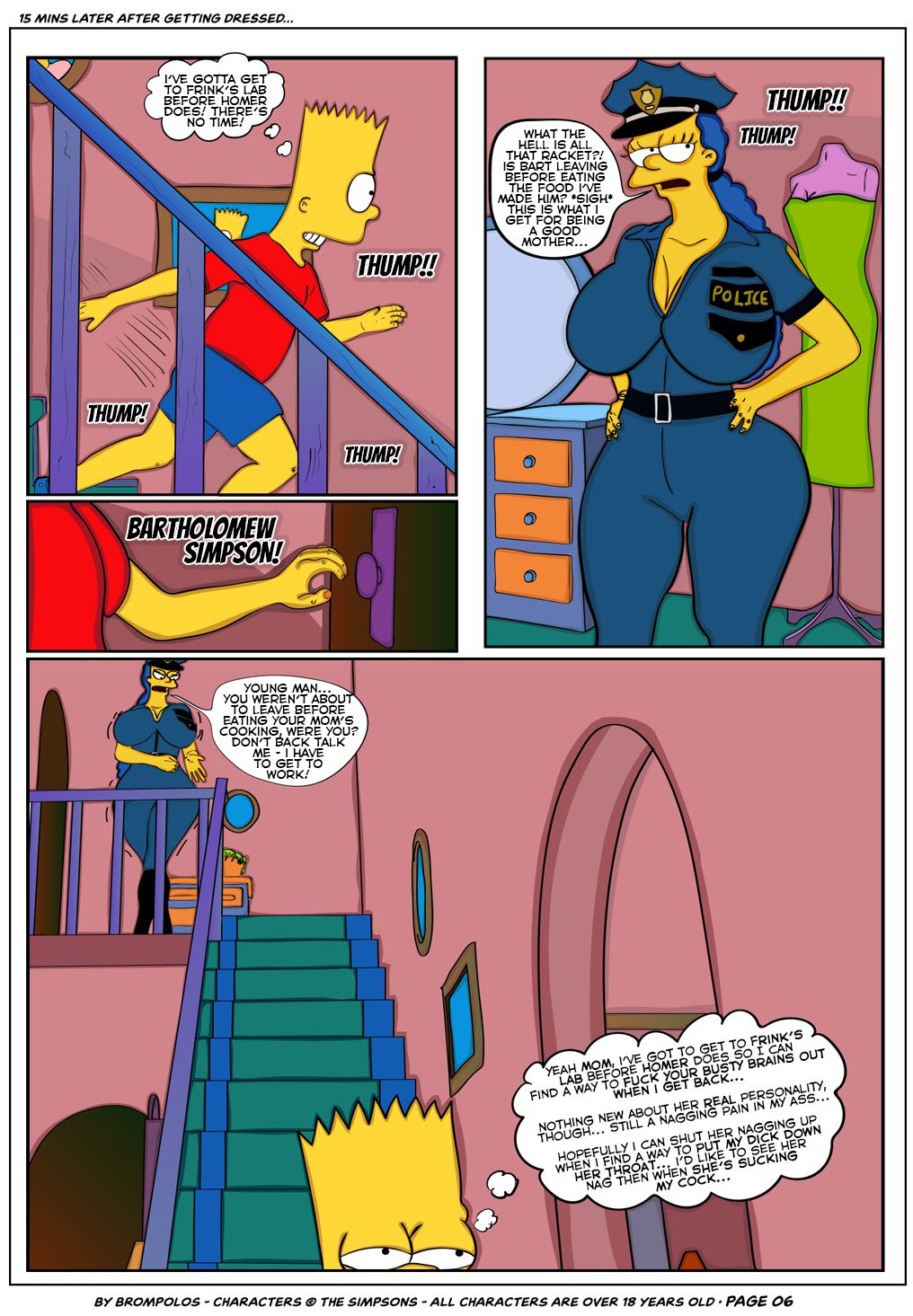 The Sexensteins (The Simpsons) [Brompolos] 0 . The Sexensteins - OLD Version (The Simpsons) [Brompolos] – page 9