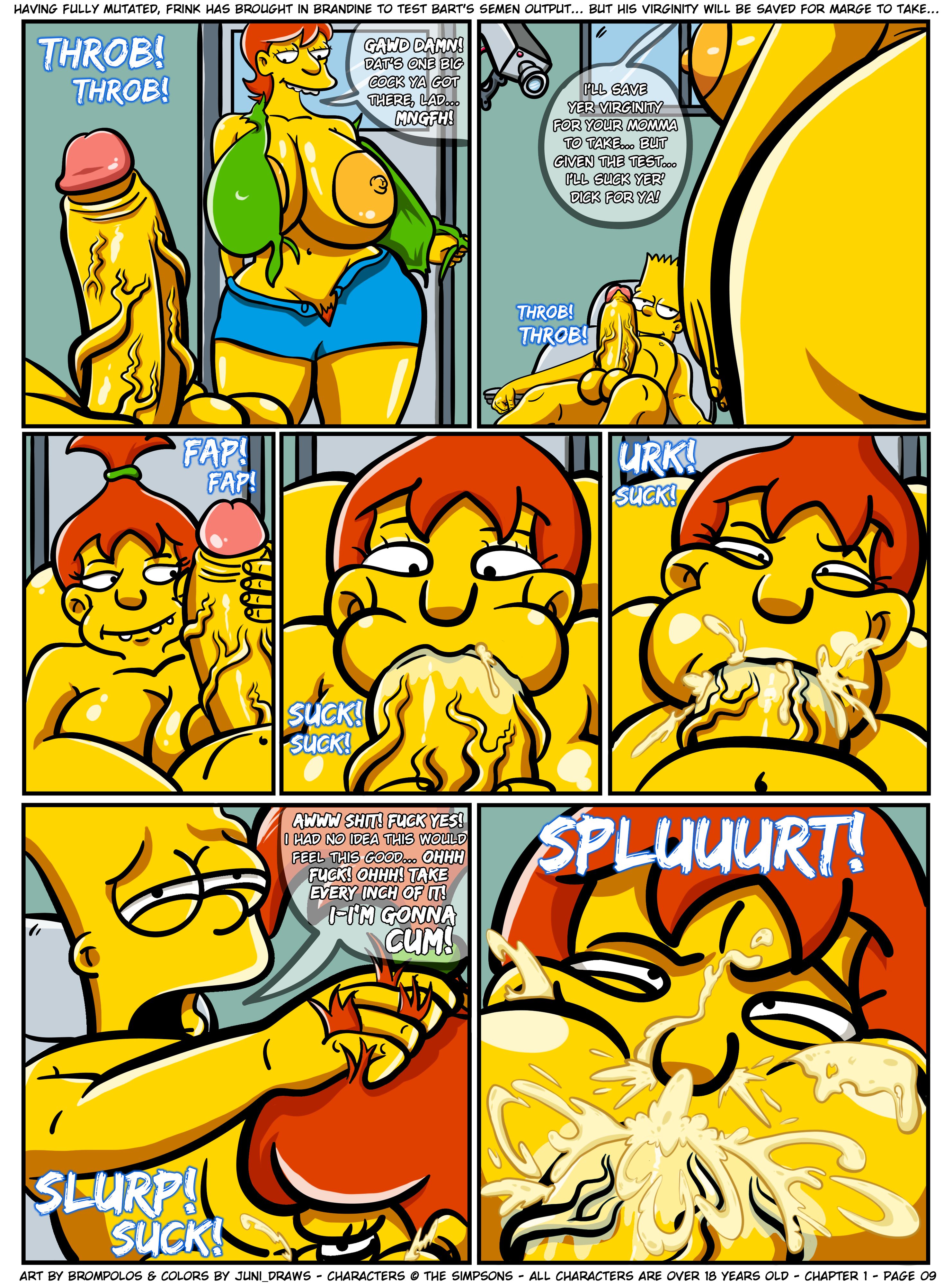The Sexensteins (The Simpsons) [Brompolos] 1 . The Sexensteins - Chapter 1 (The Simpsons) [Brompolos] – page 10