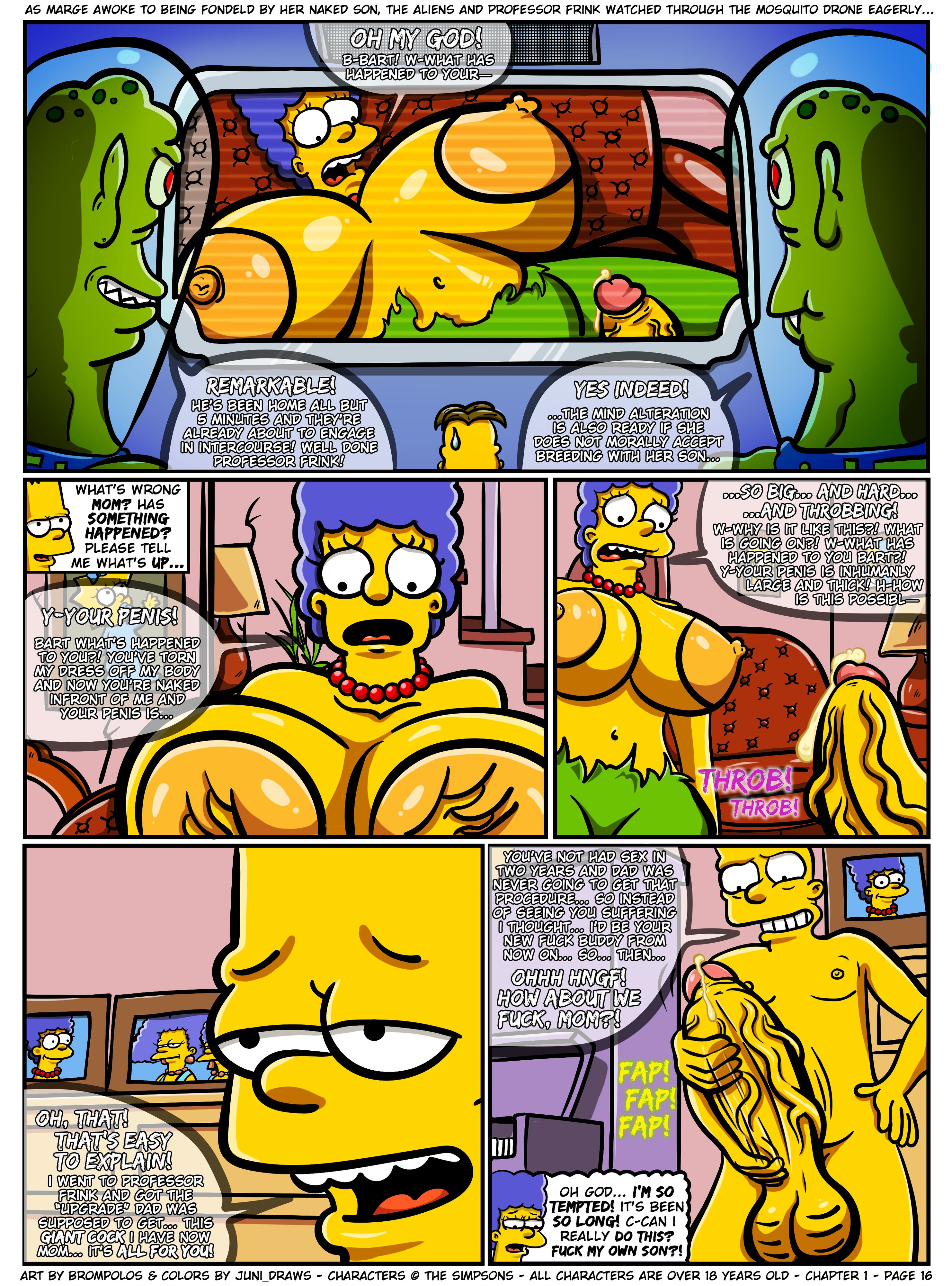 The Sexensteins (The Simpsons) [Brompolos] 1 . The Sexensteins - Chapter 1 (The Simpsons) [Brompolos] – page 17
