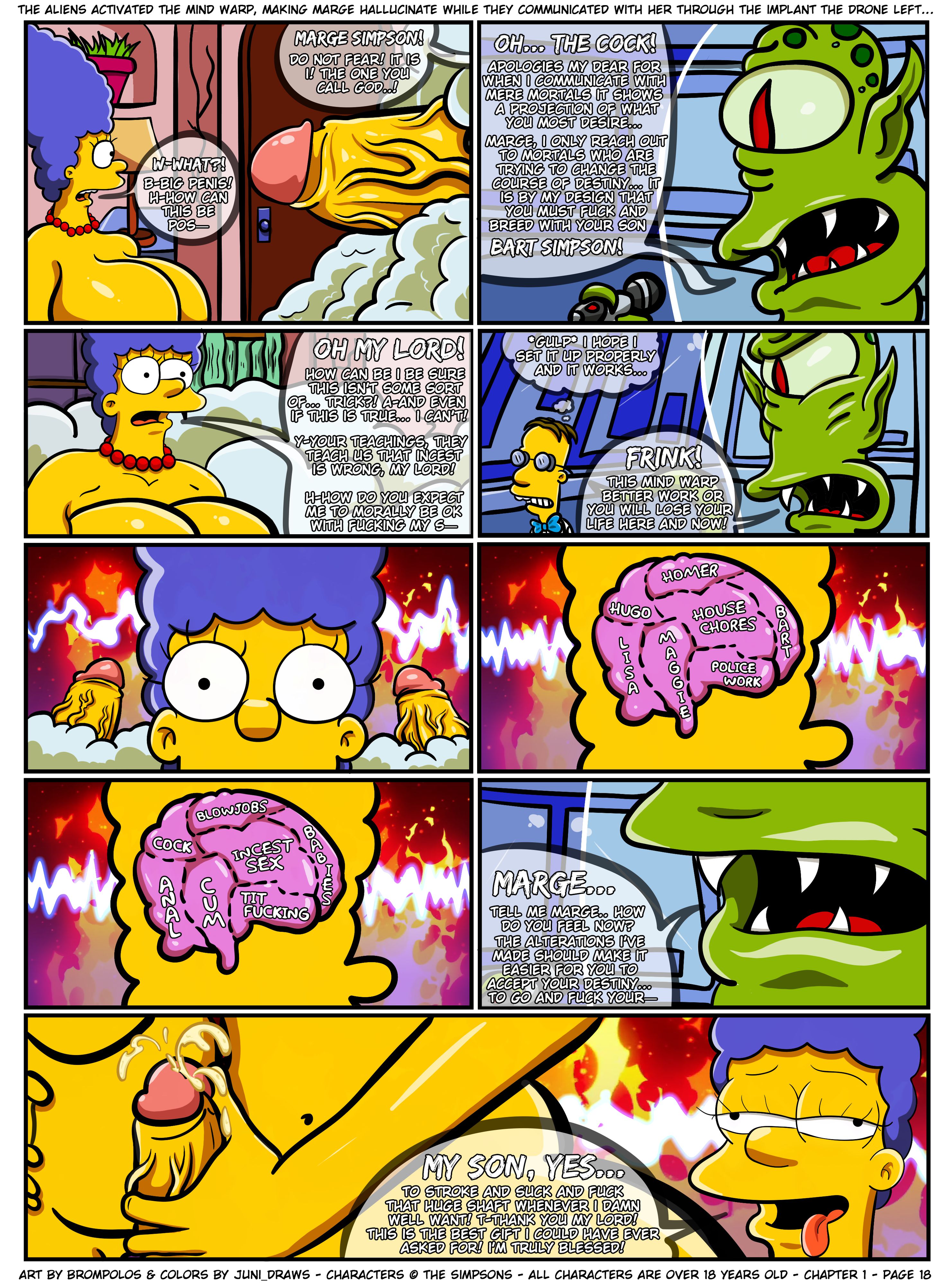 The Sexensteins (The Simpsons) [Brompolos] 1 . The Sexensteins - Chapter 1 (The Simpsons) [Brompolos] – page 19