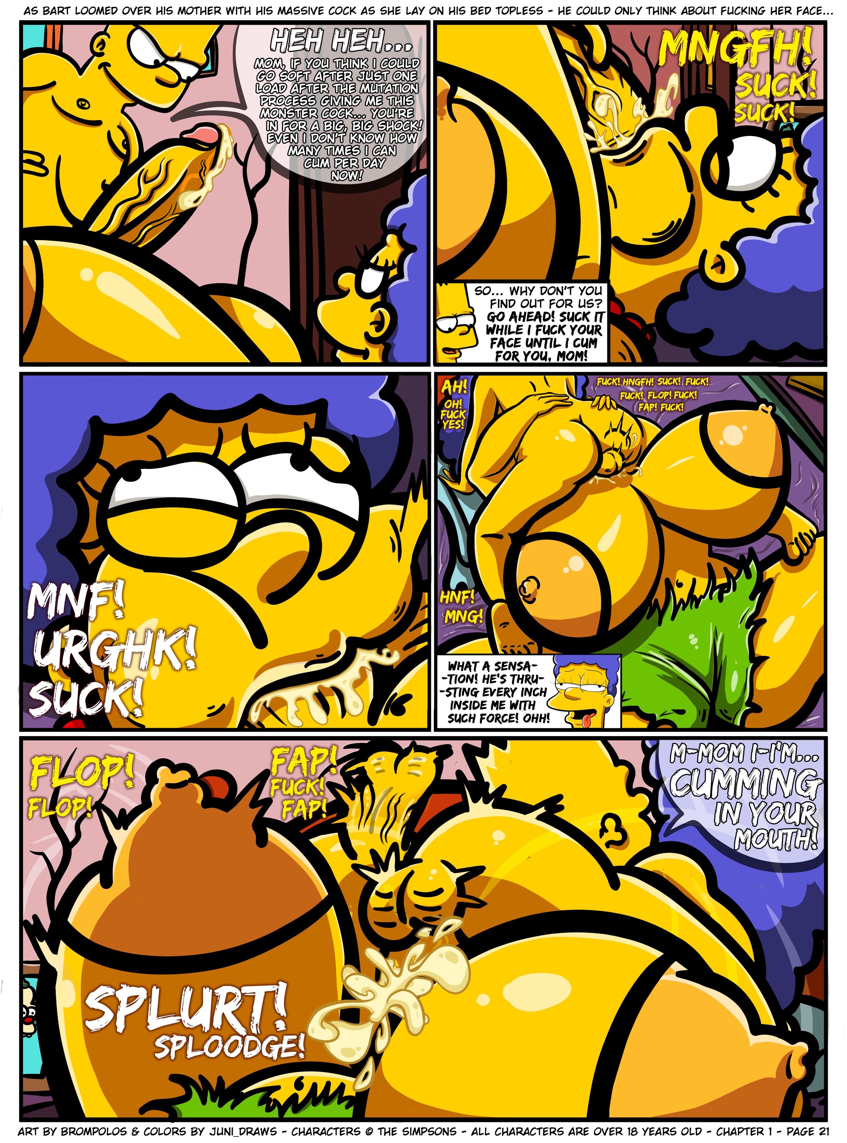 The Sexensteins (The Simpsons) [Brompolos] 1 . The Sexensteins - Chapter 1 (The Simpsons) [Brompolos] – page 22