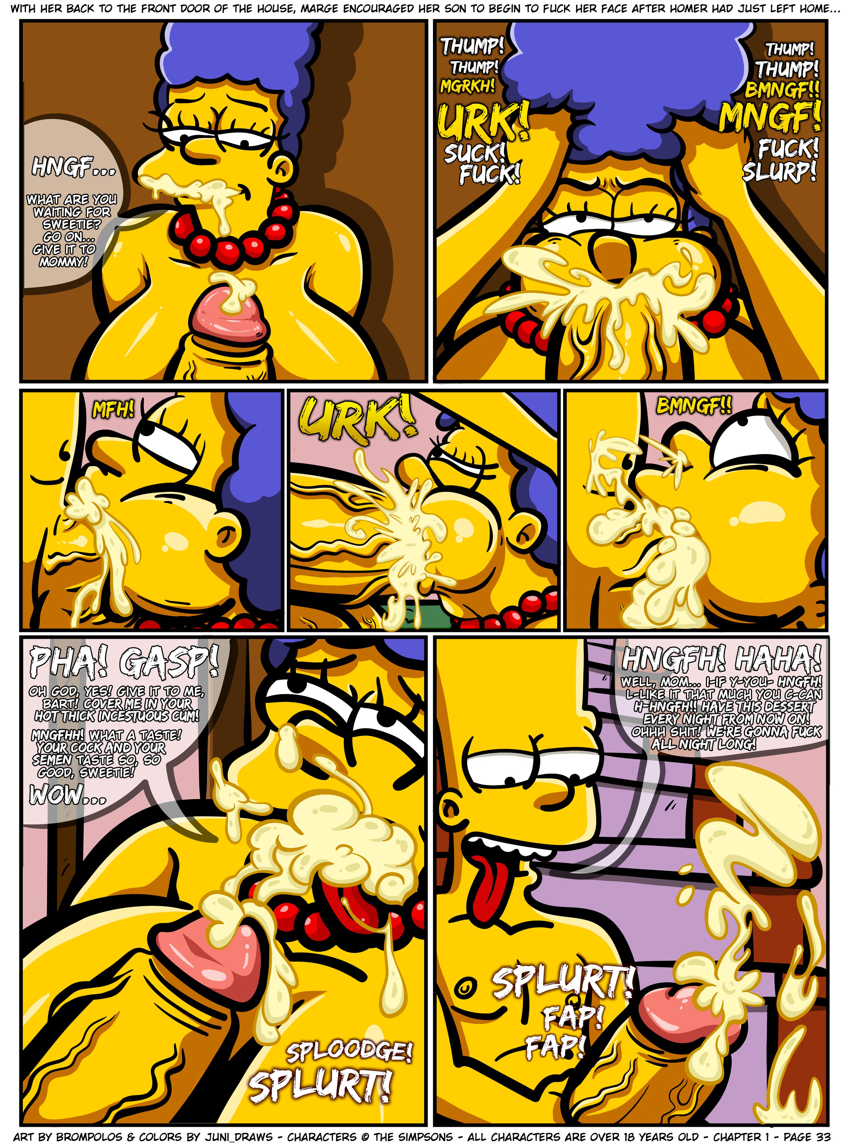 The Sexensteins (The Simpsons) [Brompolos] 1 . The Sexensteins - Chapter 1 (The Simpsons) [Brompolos] – page 34