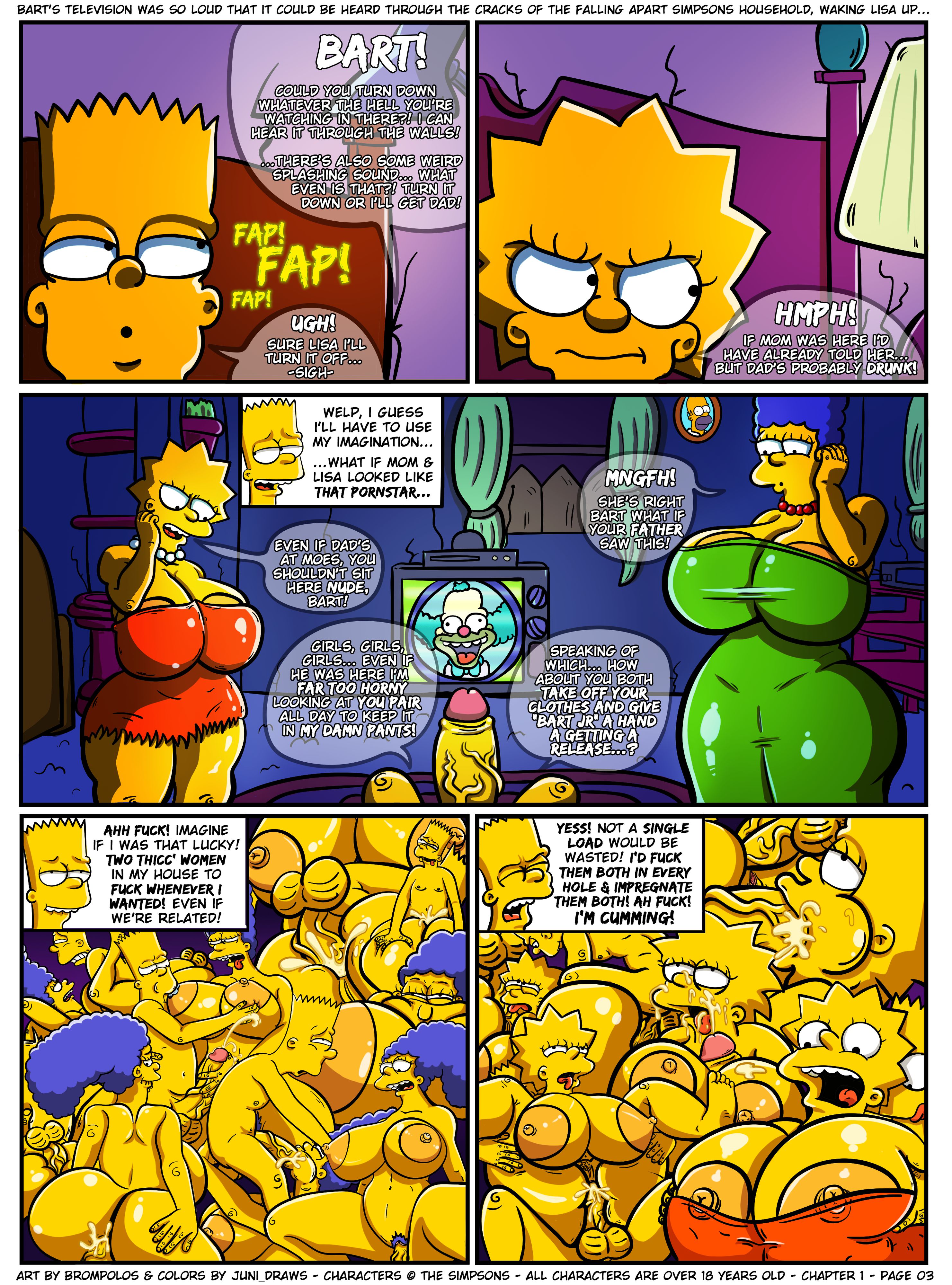 The Sexensteins (The Simpsons) [Brompolos] 1 . The Sexensteins - Chapter 1 (The Simpsons) [Brompolos] – page 4