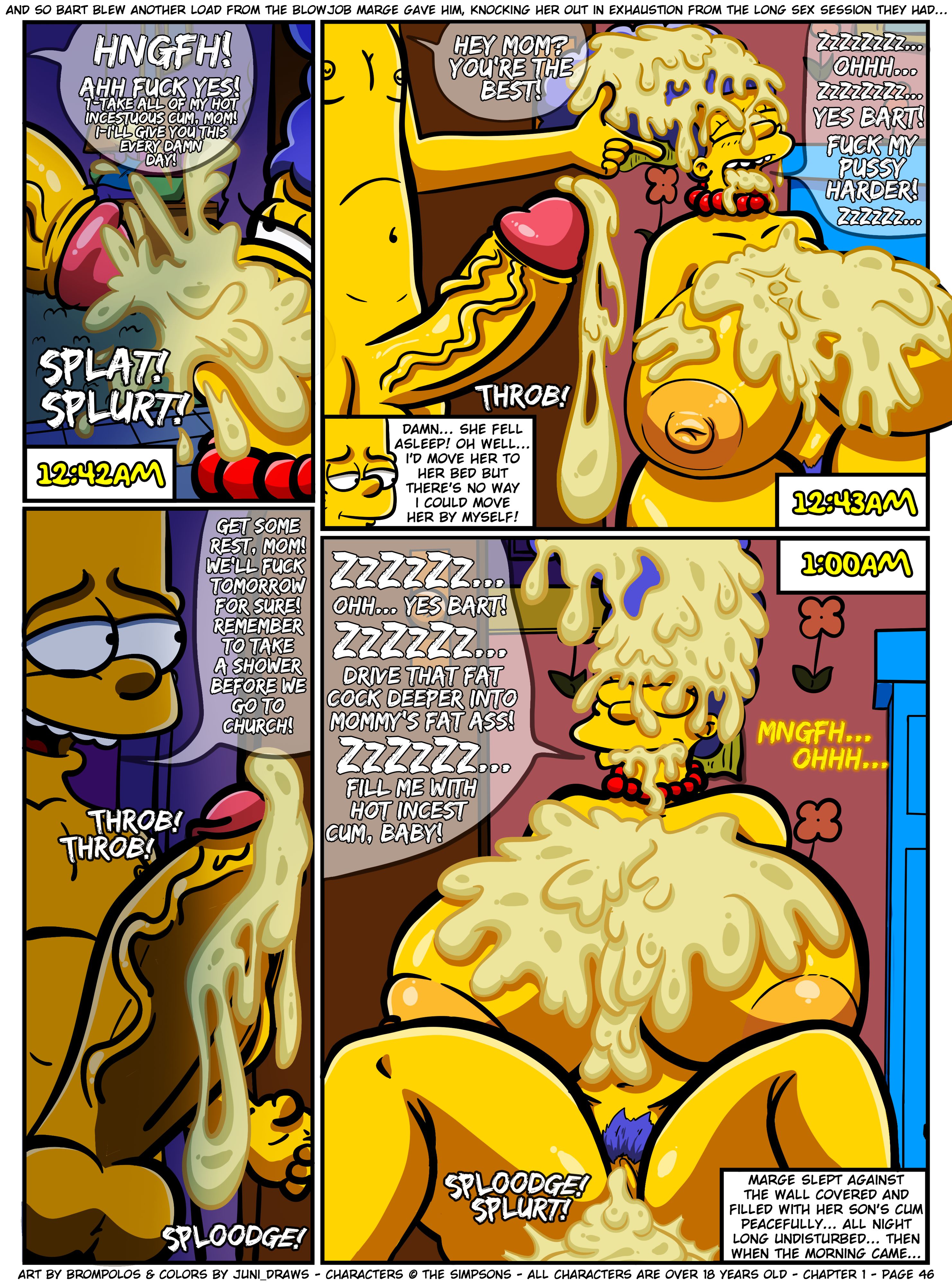 The Sexensteins (The Simpsons) [Brompolos] 1 . The Sexensteins - Chapter 1 (The Simpsons) [Brompolos] – page 47