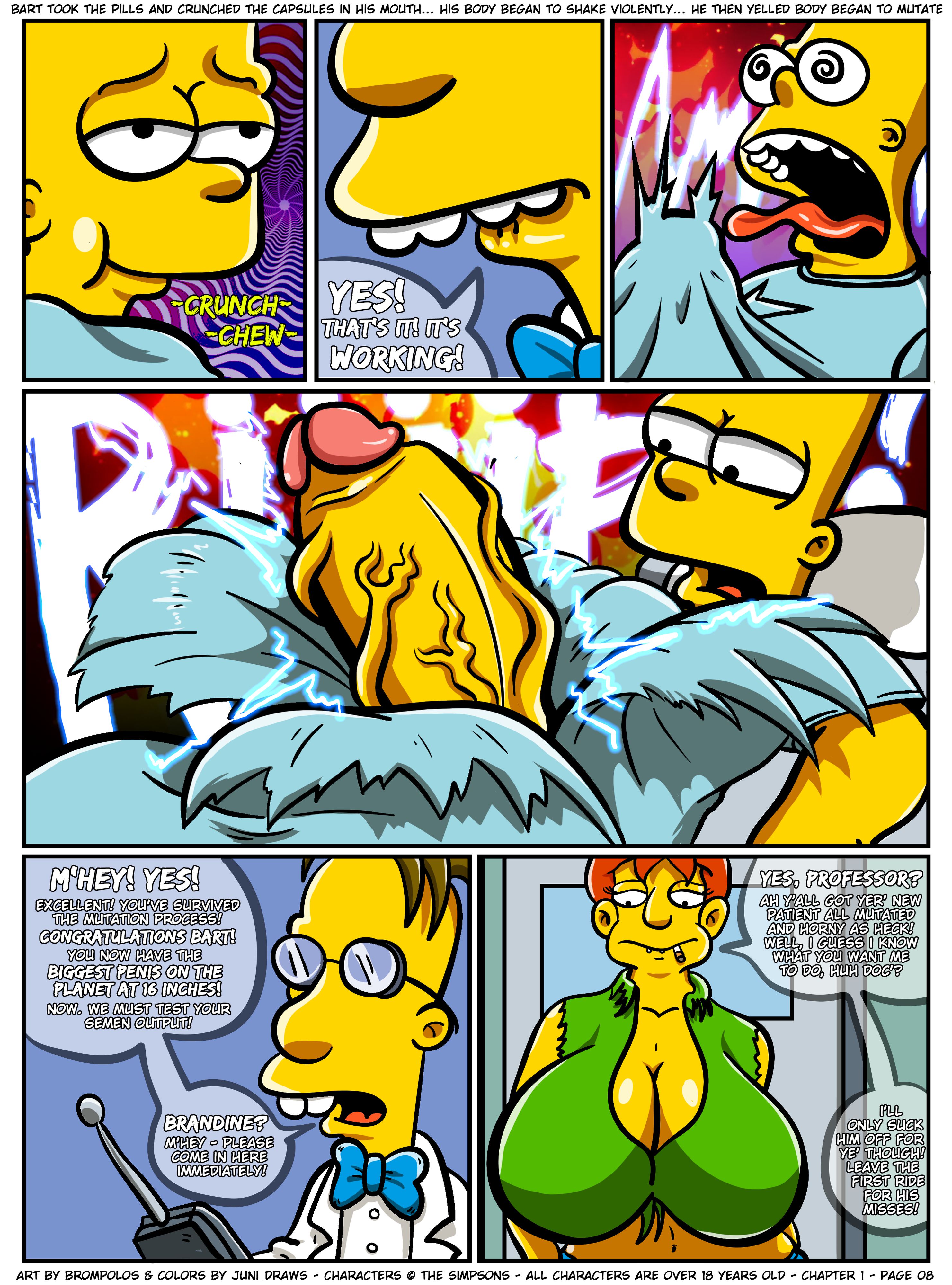 The Sexensteins (The Simpsons) [Brompolos] 1 . The Sexensteins - Chapter 1 (The Simpsons) [Brompolos] – page 9