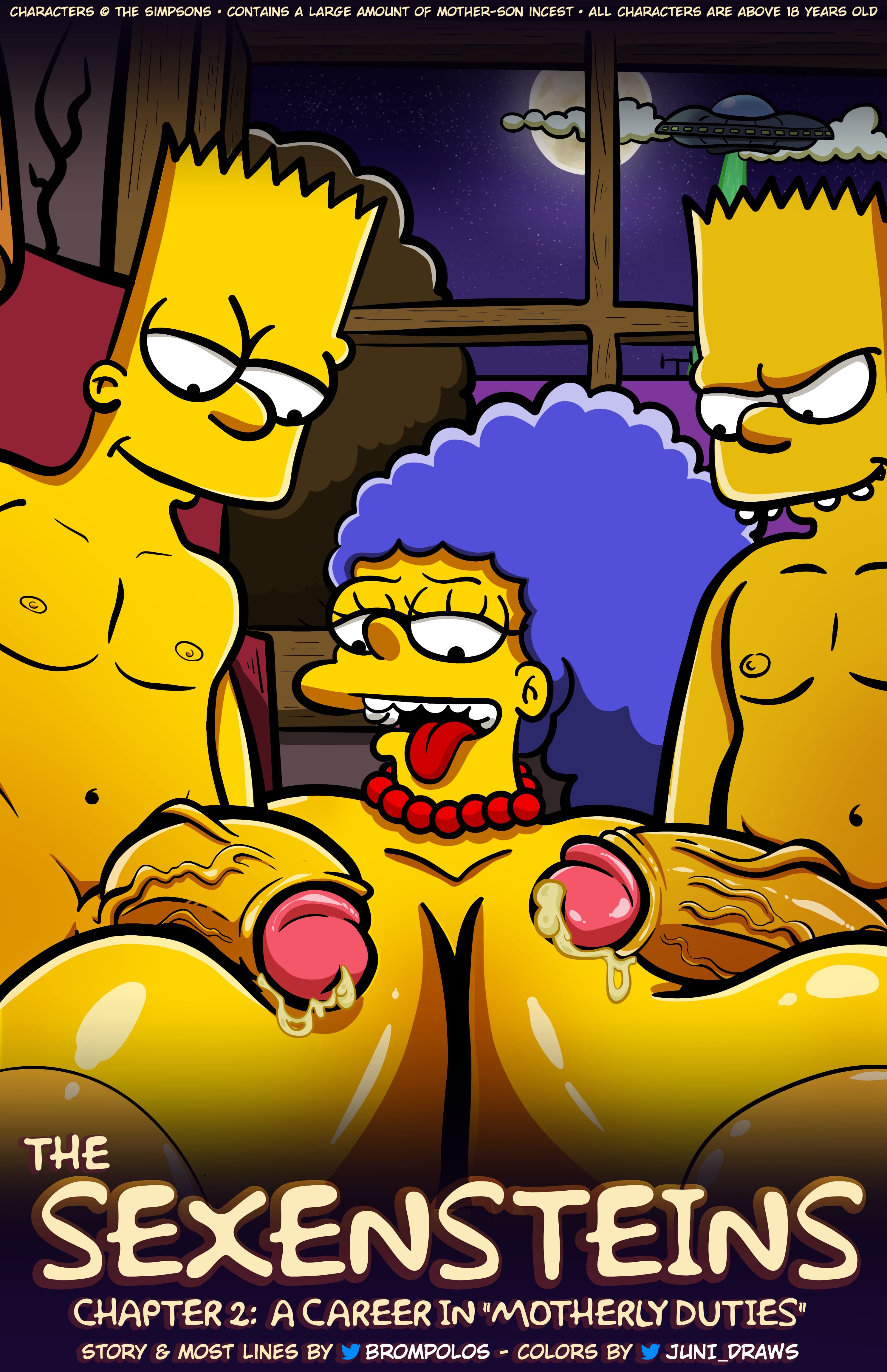 The Sexensteins (The Simpsons) [Brompolos] 2 . The Sexensteins - Chapter 2 (The Simpsons) [Brompolos] – page 1