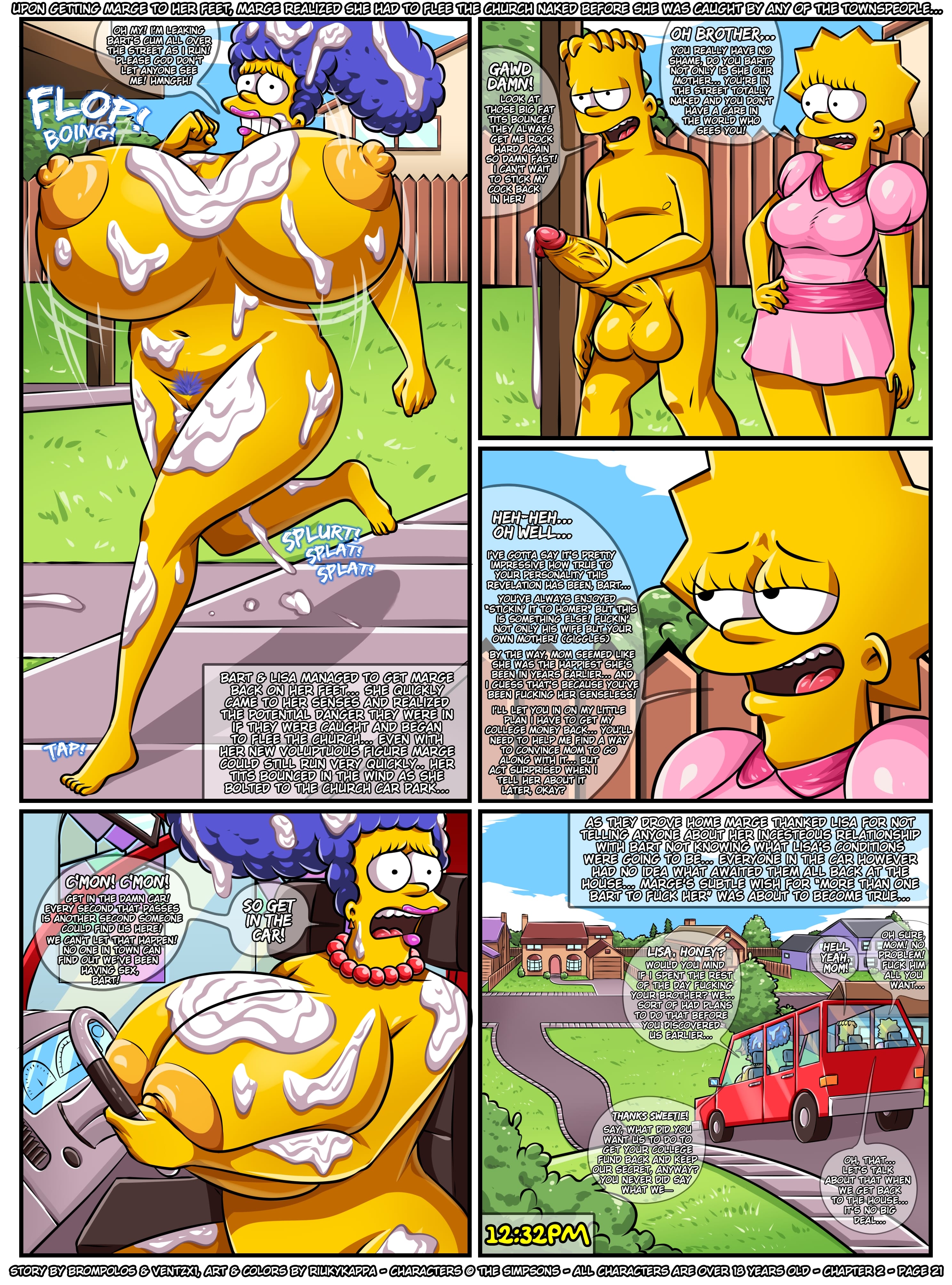 The Sexensteins (The Simpsons) [Brompolos] 2 . The Sexensteins - Chapter 2 (The Simpsons) [Brompolos] – page 23