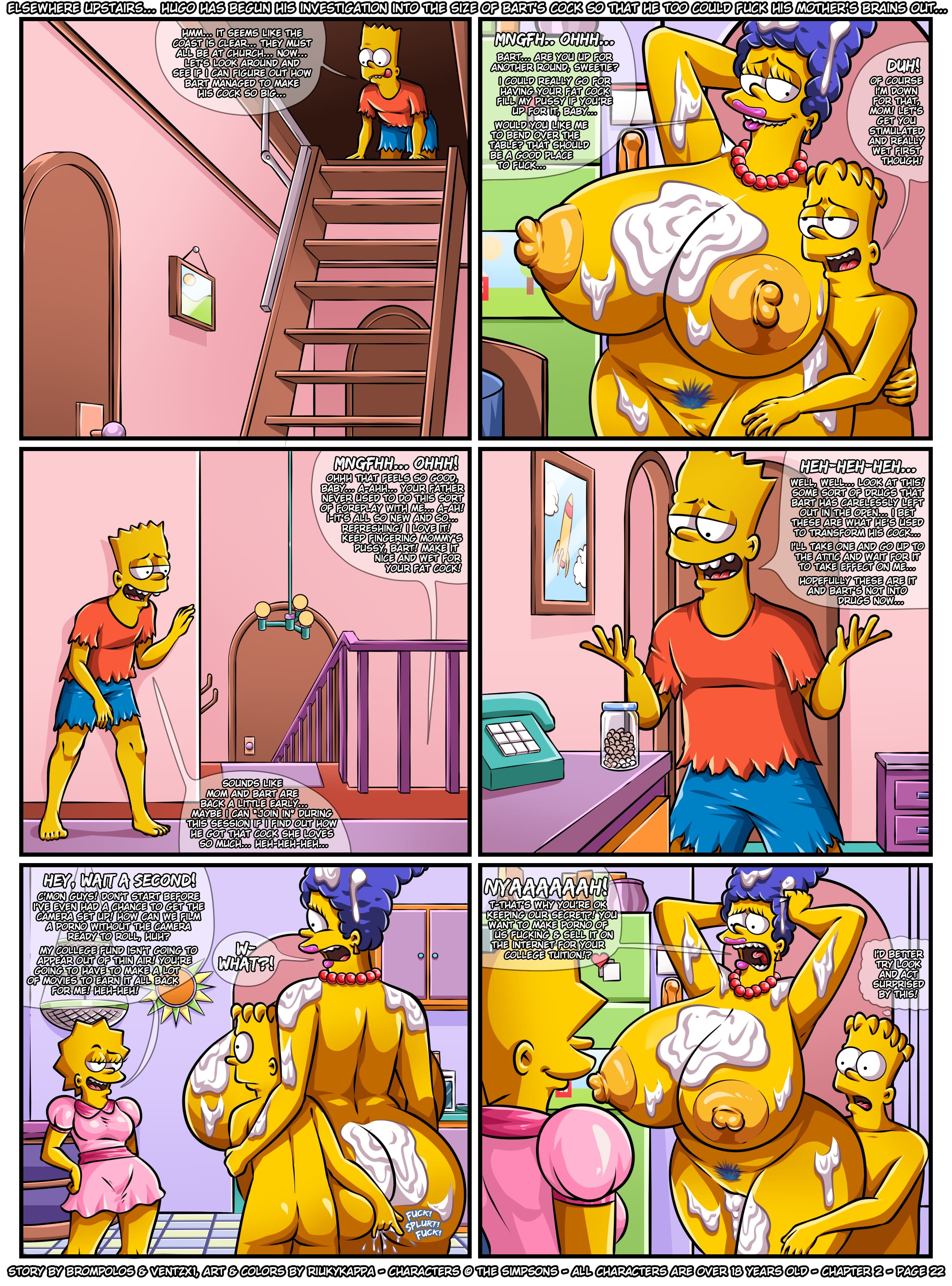 The Sexensteins (The Simpsons) [Brompolos] 2 . The Sexensteins - Chapter 2 (The Simpsons) [Brompolos] – page 24