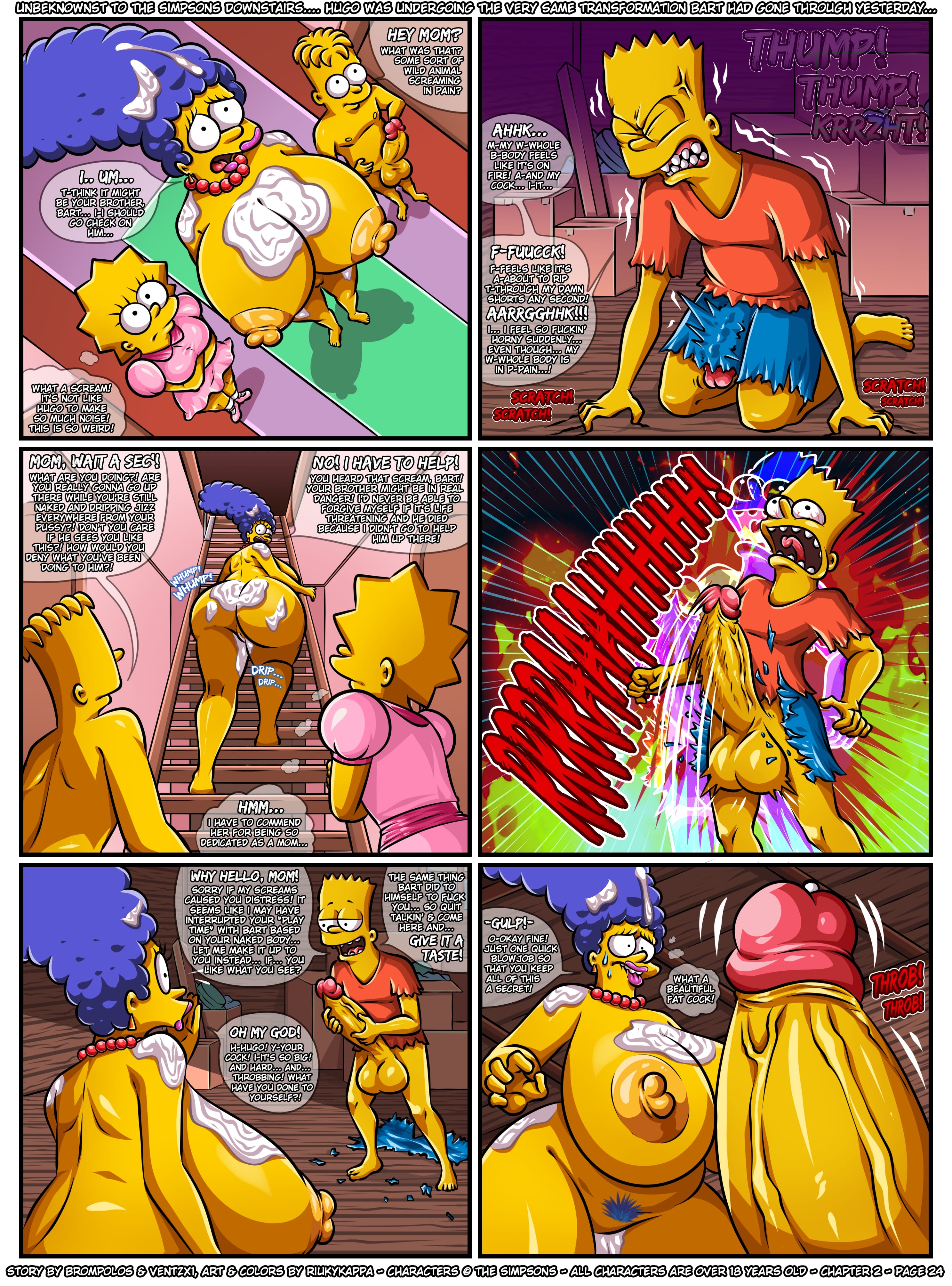 The Sexensteins (The Simpsons) [Brompolos] 2 . The Sexensteins - Chapter 2 (The Simpsons) [Brompolos] – page 26