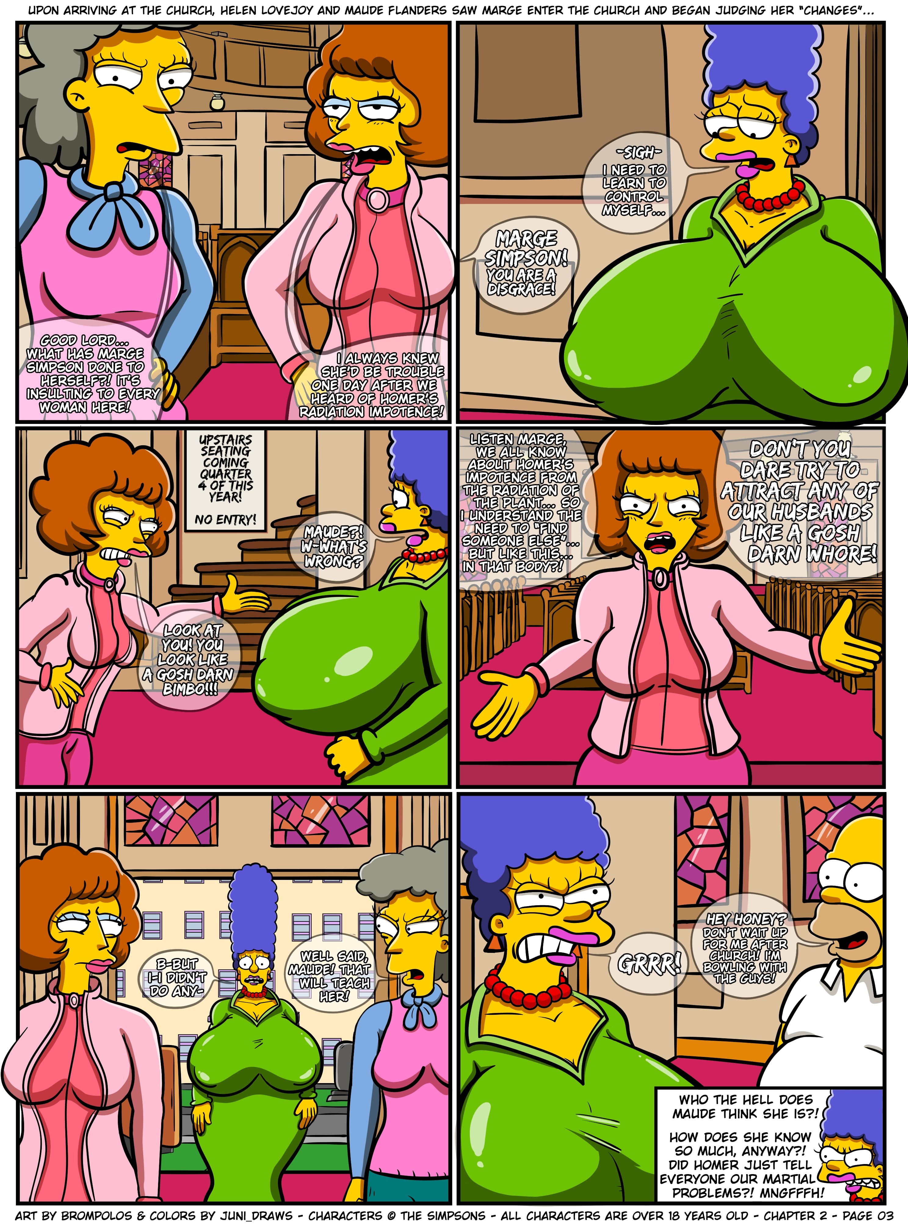 The Sexensteins (The Simpsons) [Brompolos] 2 . The Sexensteins - Chapter 2 (The Simpsons) [Brompolos] – page 5