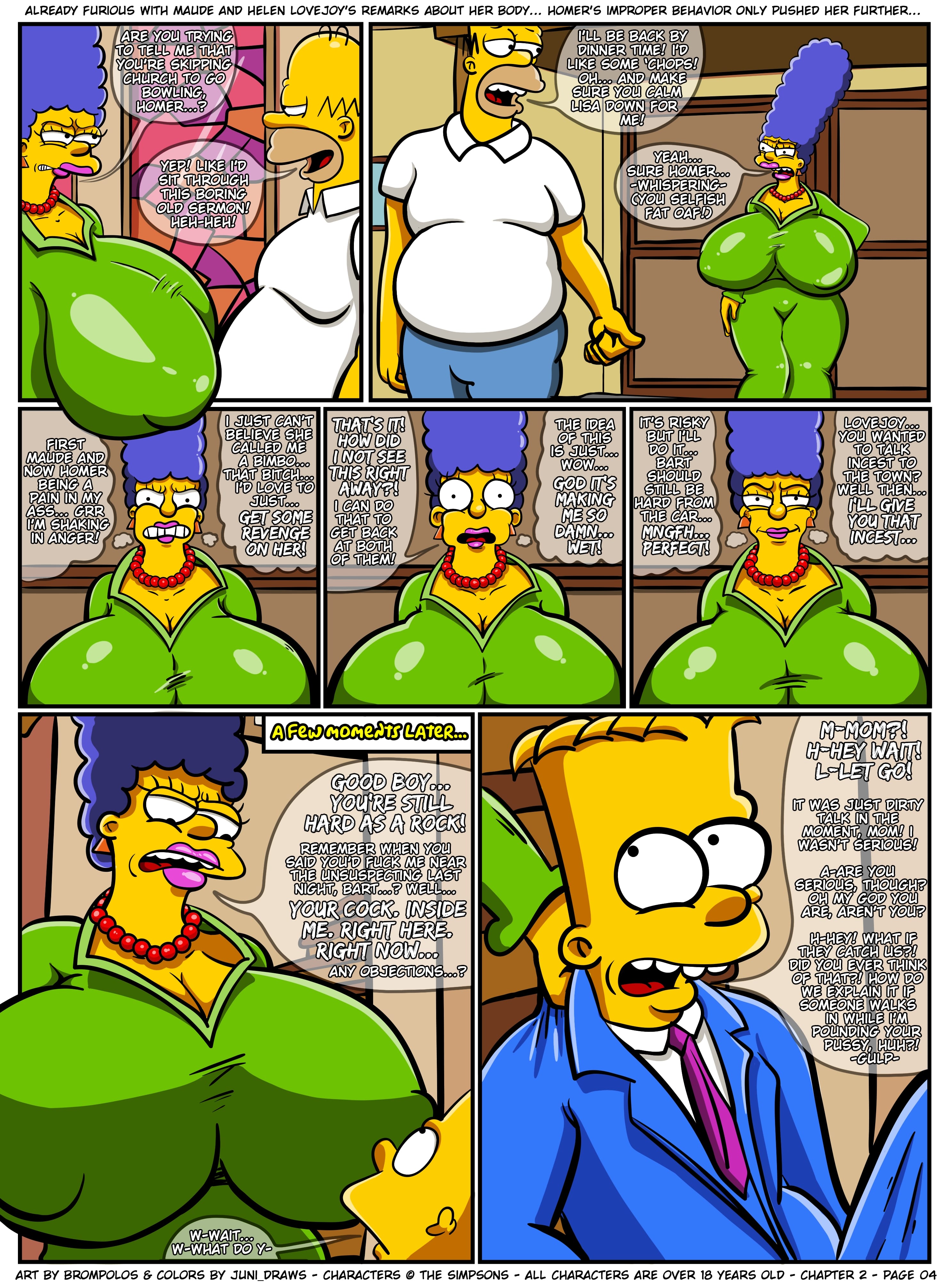 The Sexensteins (The Simpsons) [Brompolos] 2 . The Sexensteins - Chapter 2 (The Simpsons) [Brompolos] – page 6