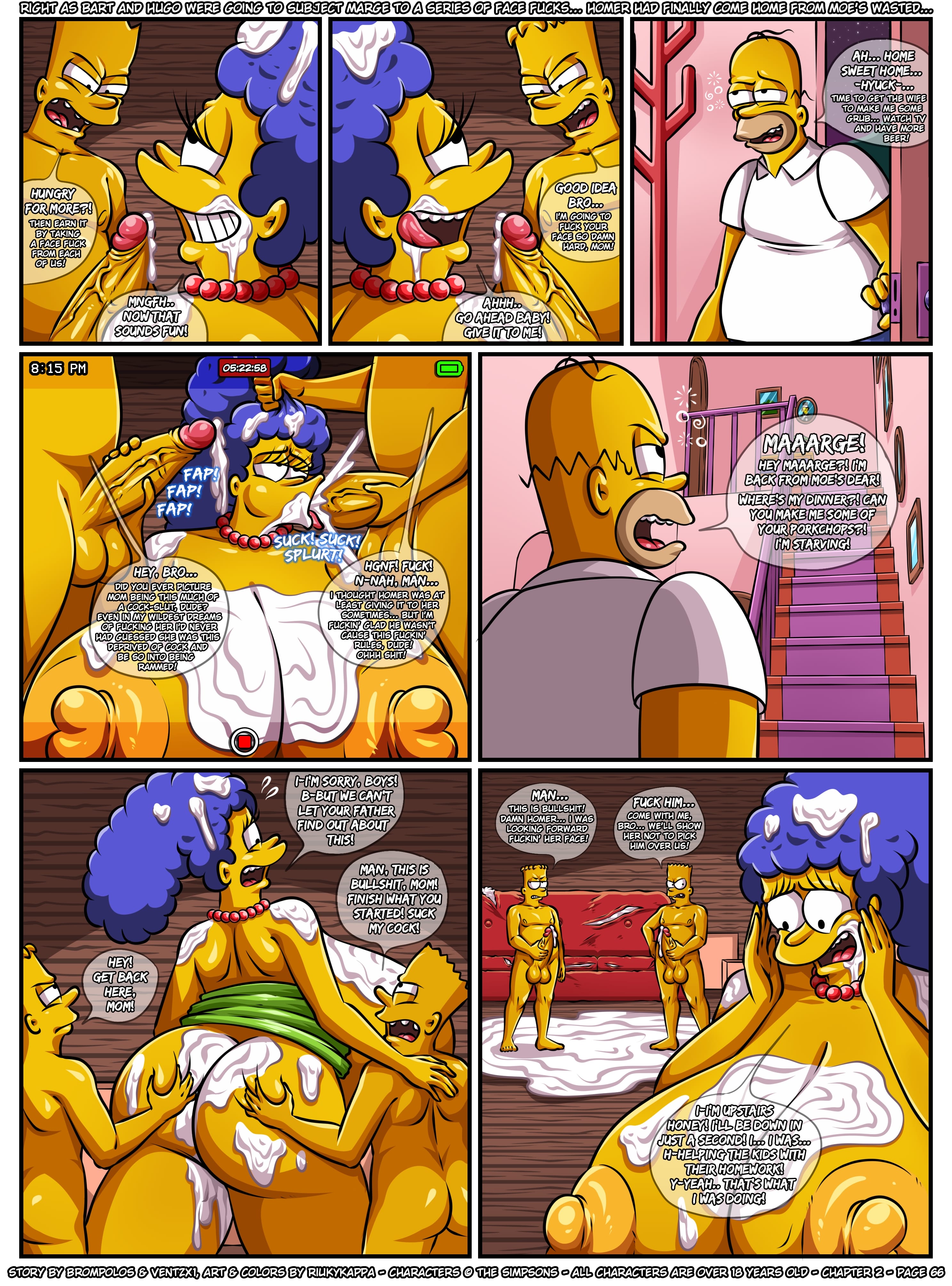 The Sexensteins (The Simpsons) [Brompolos] 2 . The Sexensteins - Chapter 2 (The Simpsons) [Brompolos] – page 68