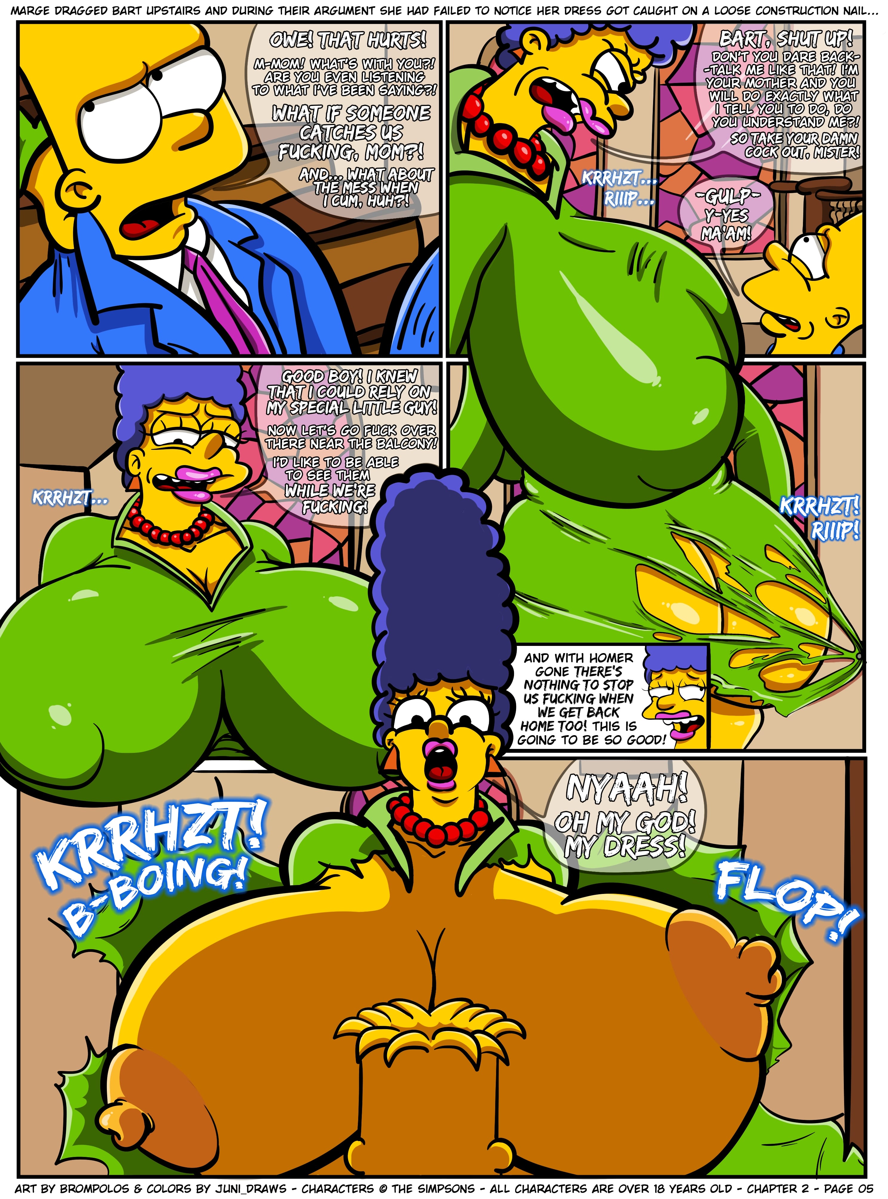 The Sexensteins (The Simpsons) [Brompolos] 2 . The Sexensteins - Chapter 2 (The Simpsons) [Brompolos] – page 7