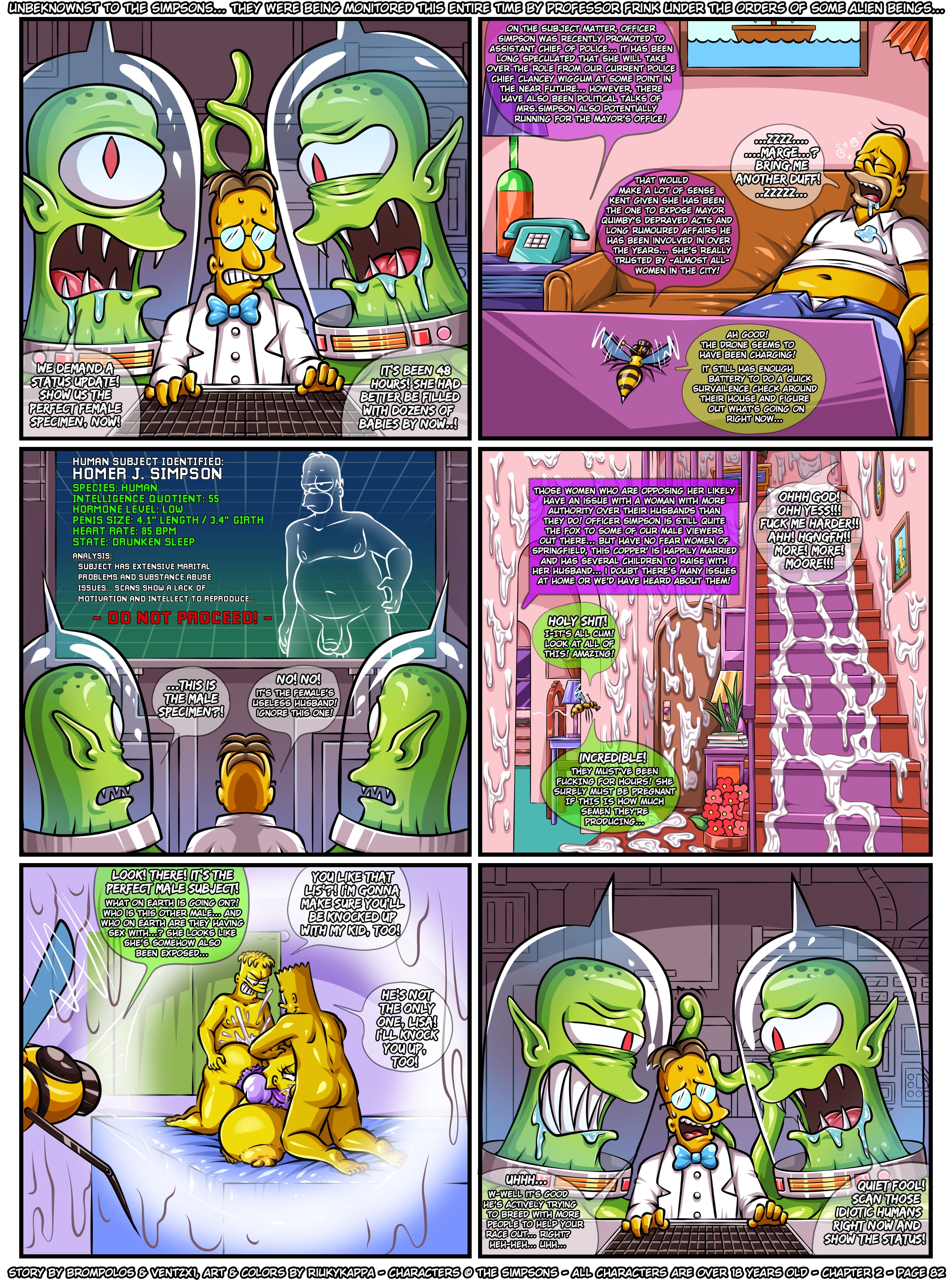 The Sexensteins (The Simpsons) [Brompolos] 2 . The Sexensteins - Chapter 2 (The Simpsons) [Brompolos] – page 84