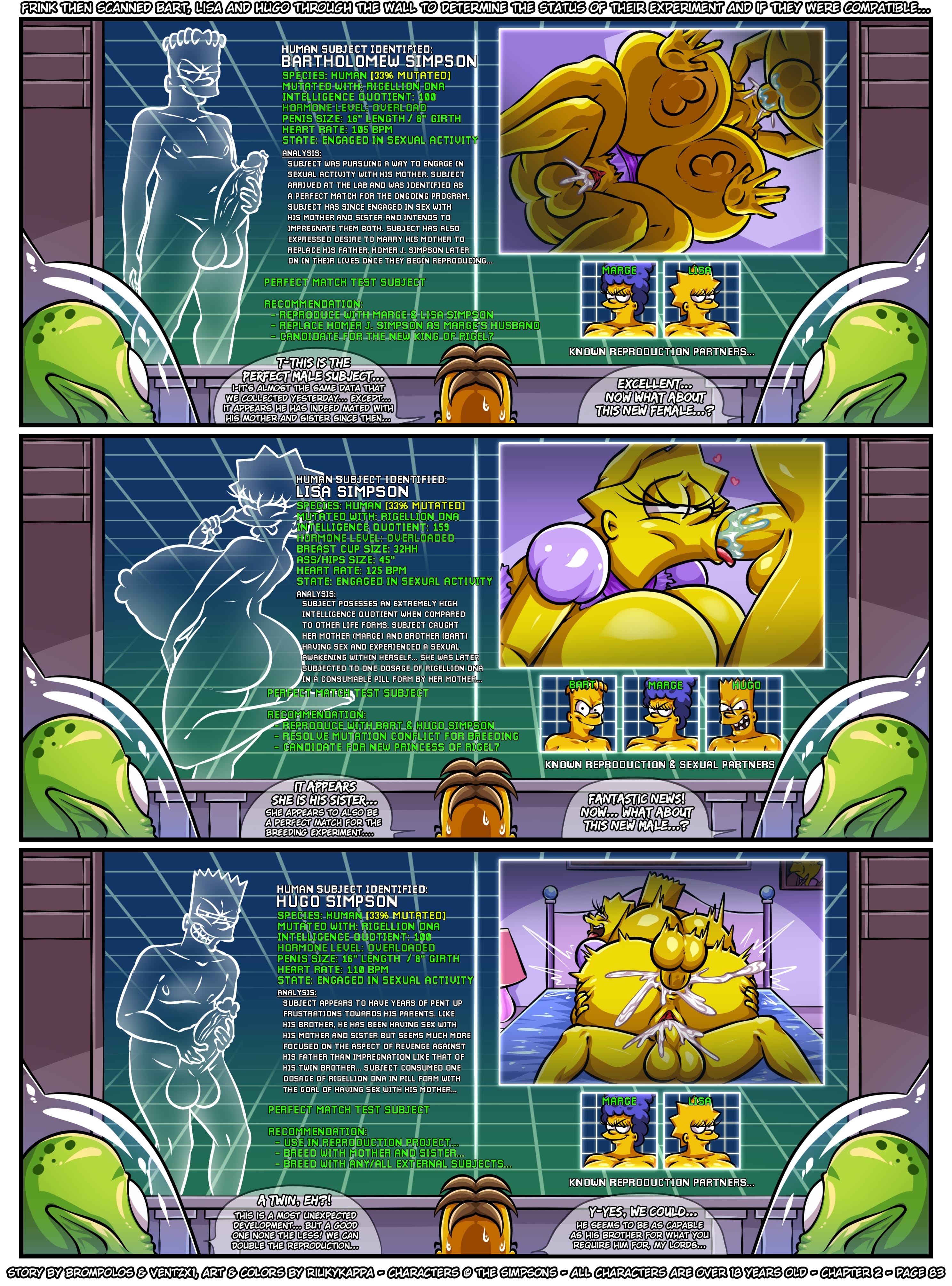 The Sexensteins (The Simpsons) [Brompolos] 2 . The Sexensteins - Chapter 2 (The Simpsons) [Brompolos] – page 85