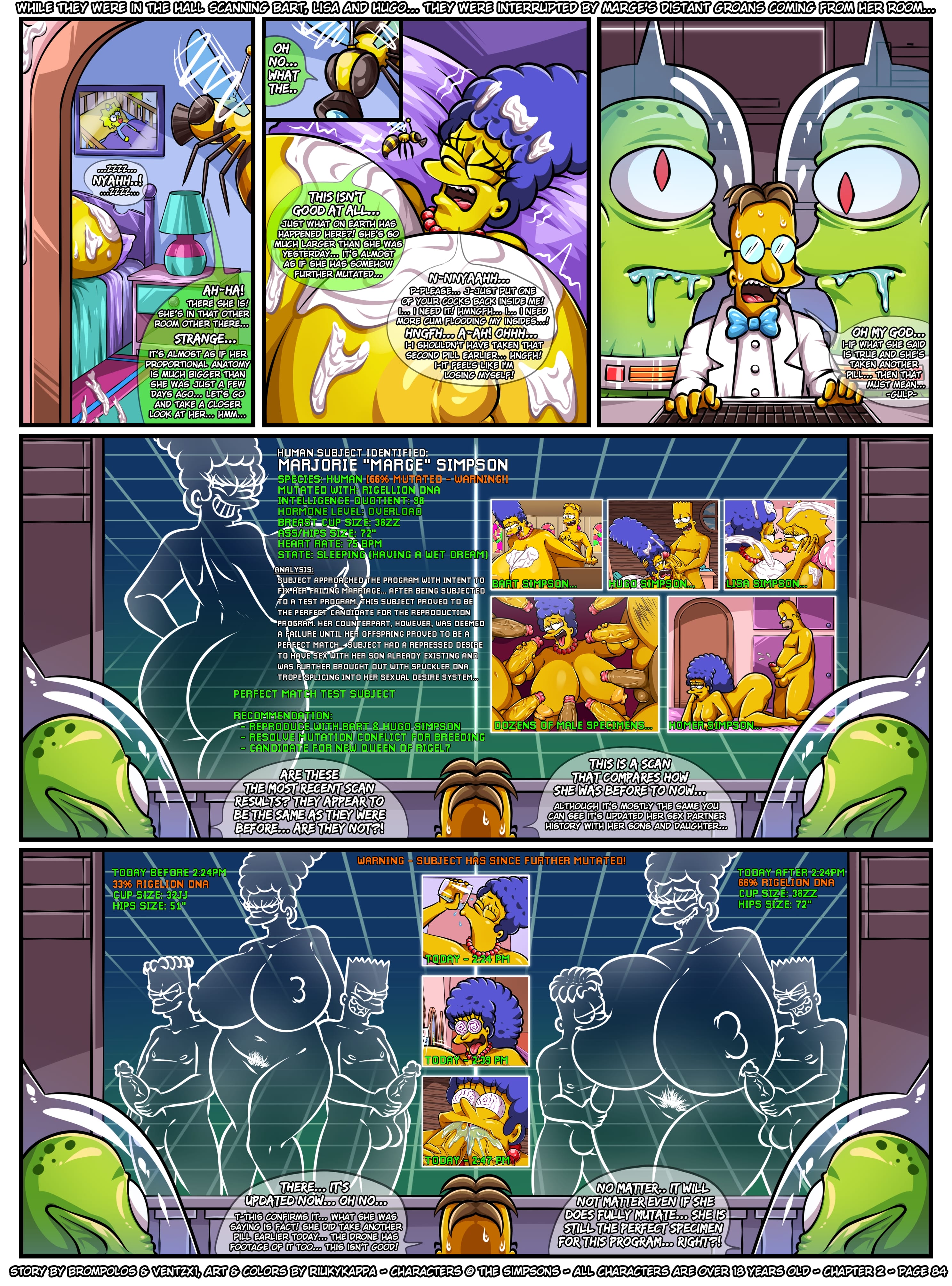 The Sexensteins (The Simpsons) [Brompolos] 2 . The Sexensteins - Chapter 2 (The Simpsons) [Brompolos] – page 86