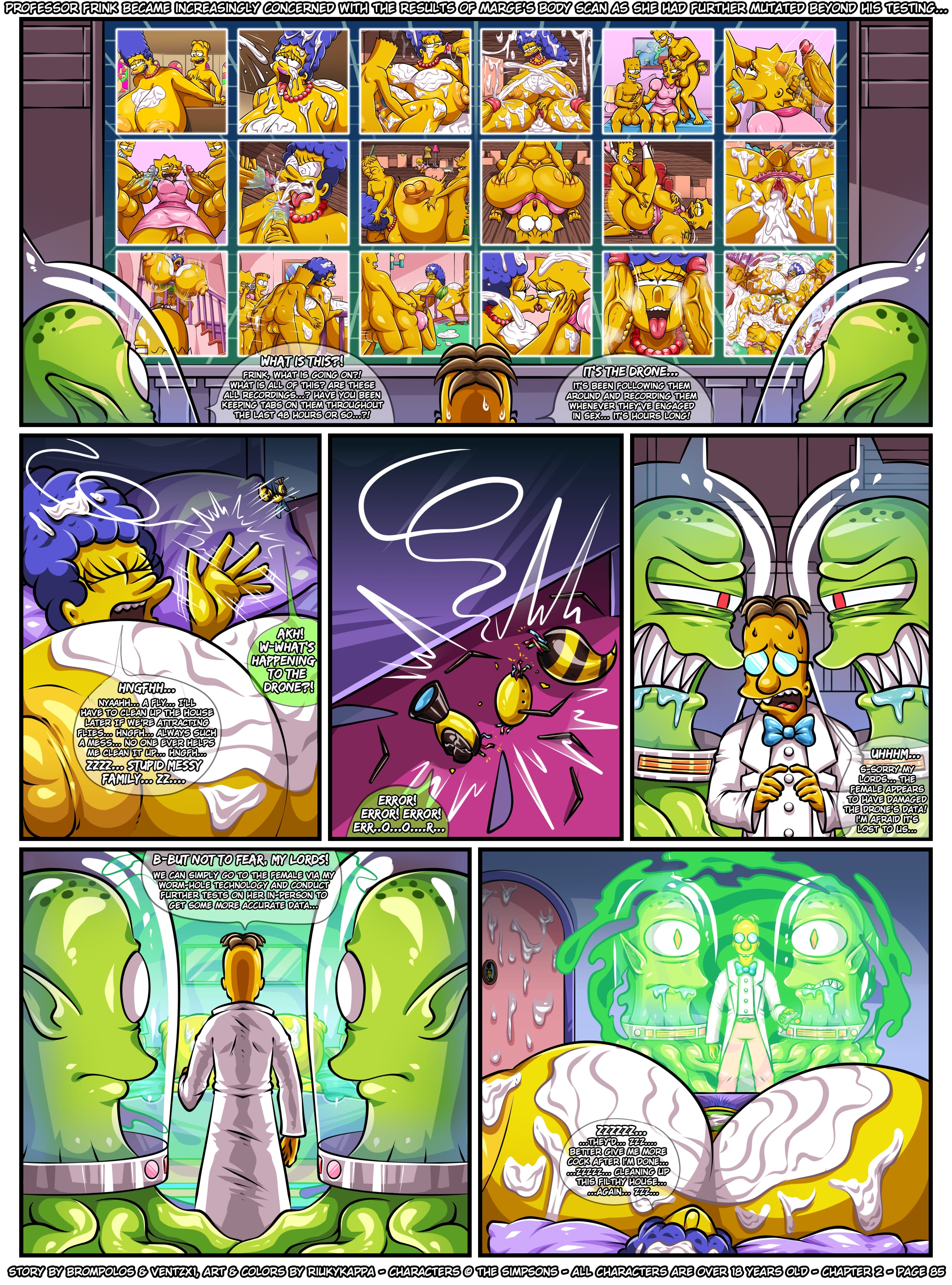 The Sexensteins (The Simpsons) [Brompolos] 2 . The Sexensteins - Chapter 2 (The Simpsons) [Brompolos] – page 87