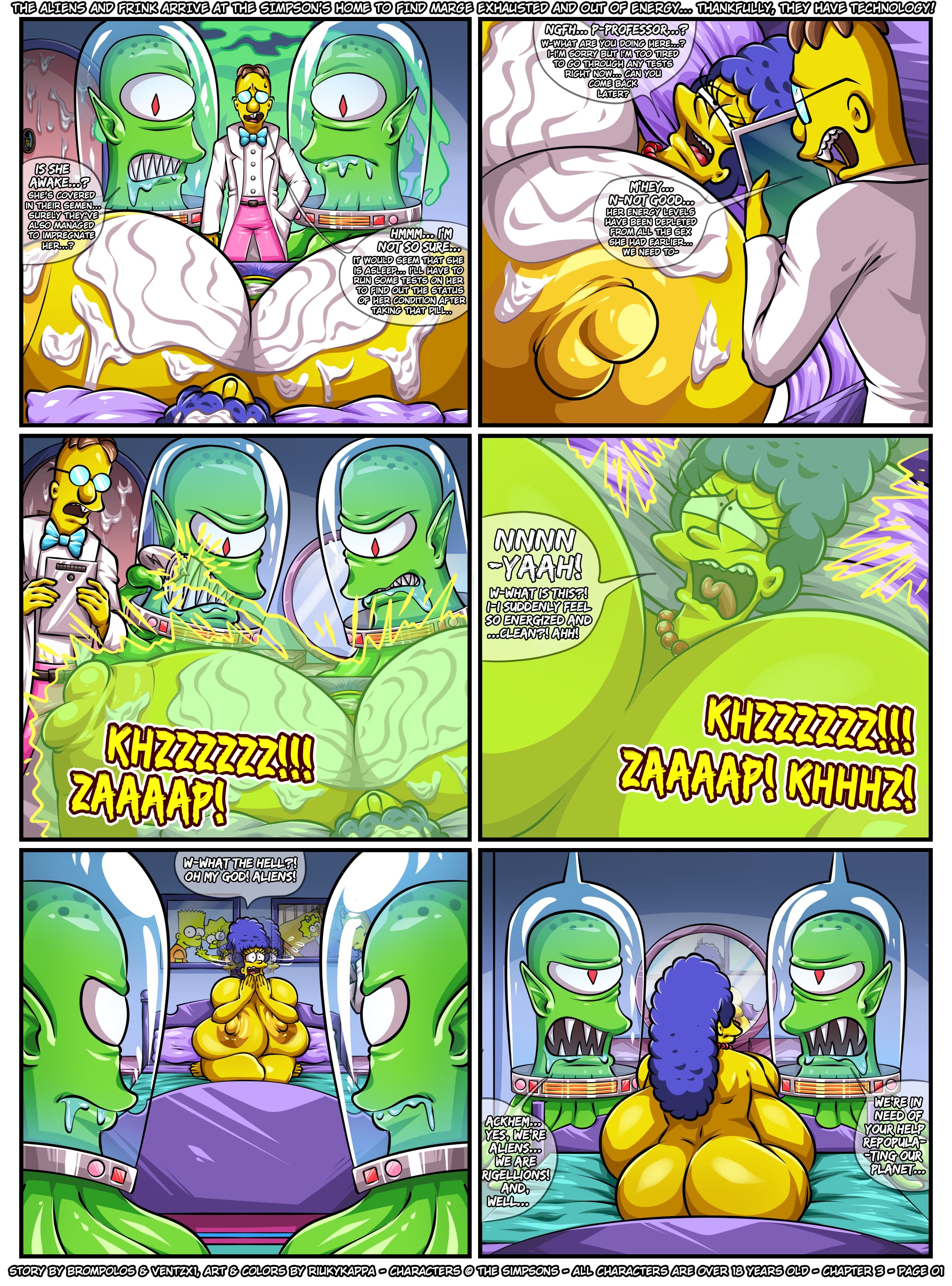 The Sexensteins (The Simpsons) [Brompolos] 3 . The Sexensteins - Chapter 3 (The Simpsons) [Brompolos] – page 2