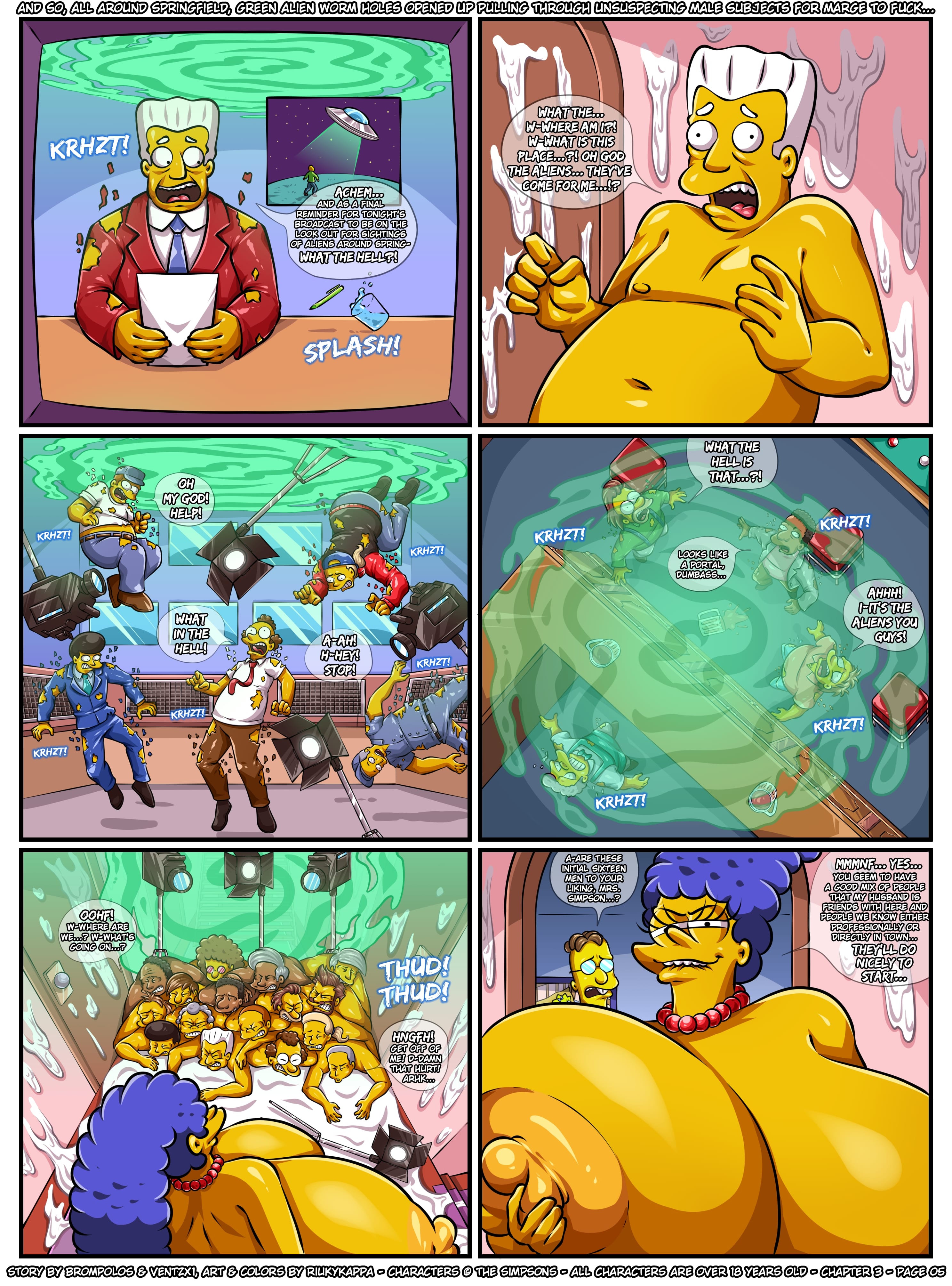 The Sexensteins (The Simpsons) [Brompolos] 3 . The Sexensteins - Chapter 3 (The Simpsons) [Brompolos] – page 6