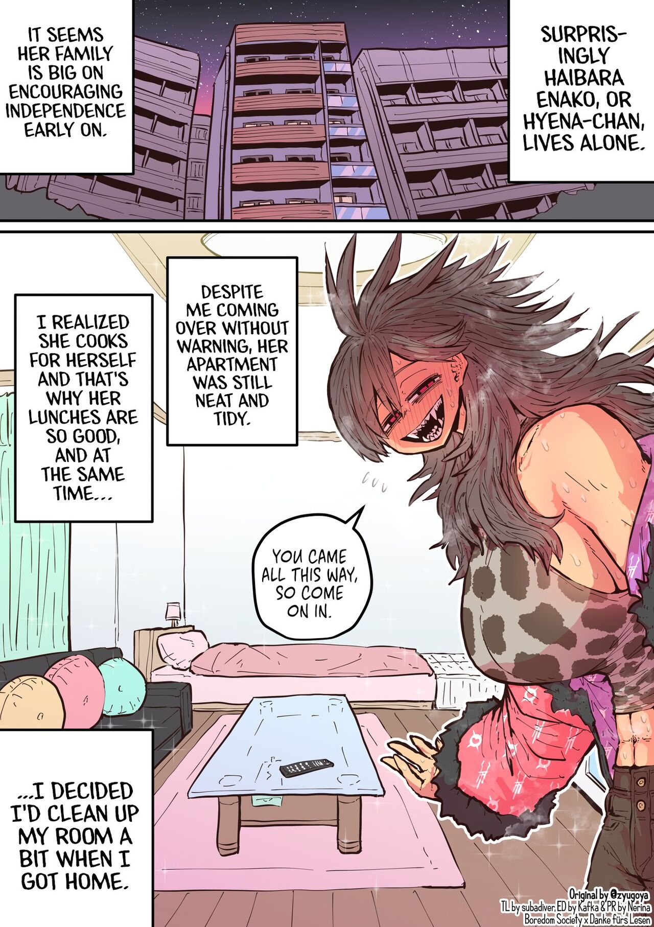 Being Targeted by Hyena-chan [Zyugoya] 1 . Being Targeted by Hyena-chan - Chapter 1 [Zyugoya] – page 12