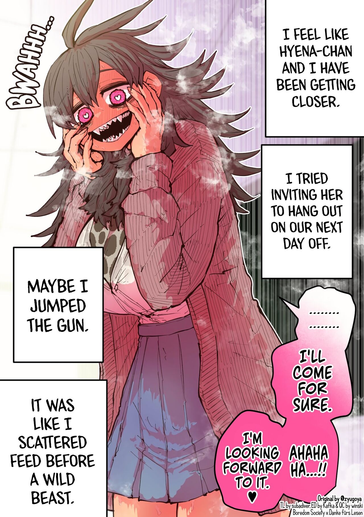 Being Targeted by Hyena-chan [Zyugoya] 1 . Being Targeted by Hyena-chan - Chapter 1 [Zyugoya] – page 7