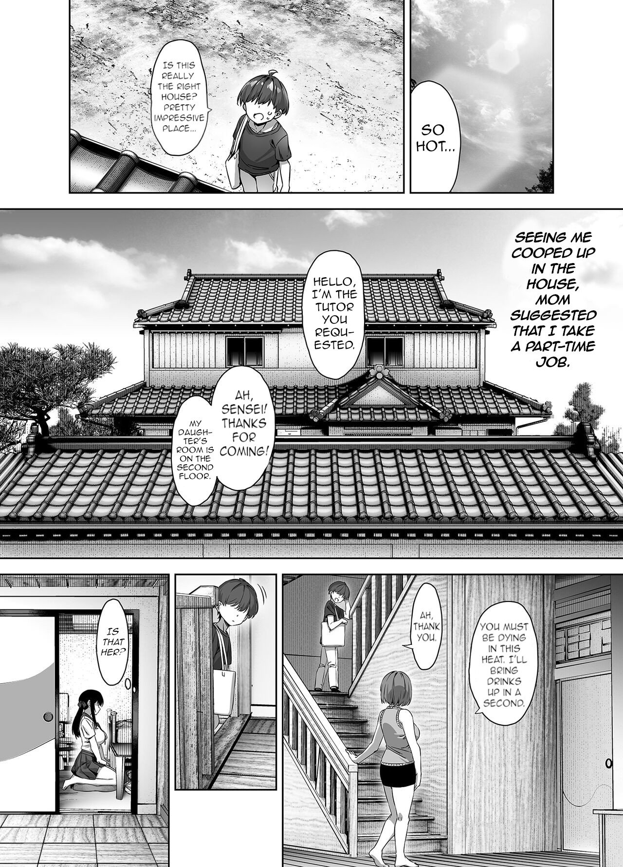 A big student who tempts me with summer and the countryside [Mikemono Yuu] 1 . A big student who tempts me with summer and the countryside - Chapter 1 [Mikemono Yuu] – page 4