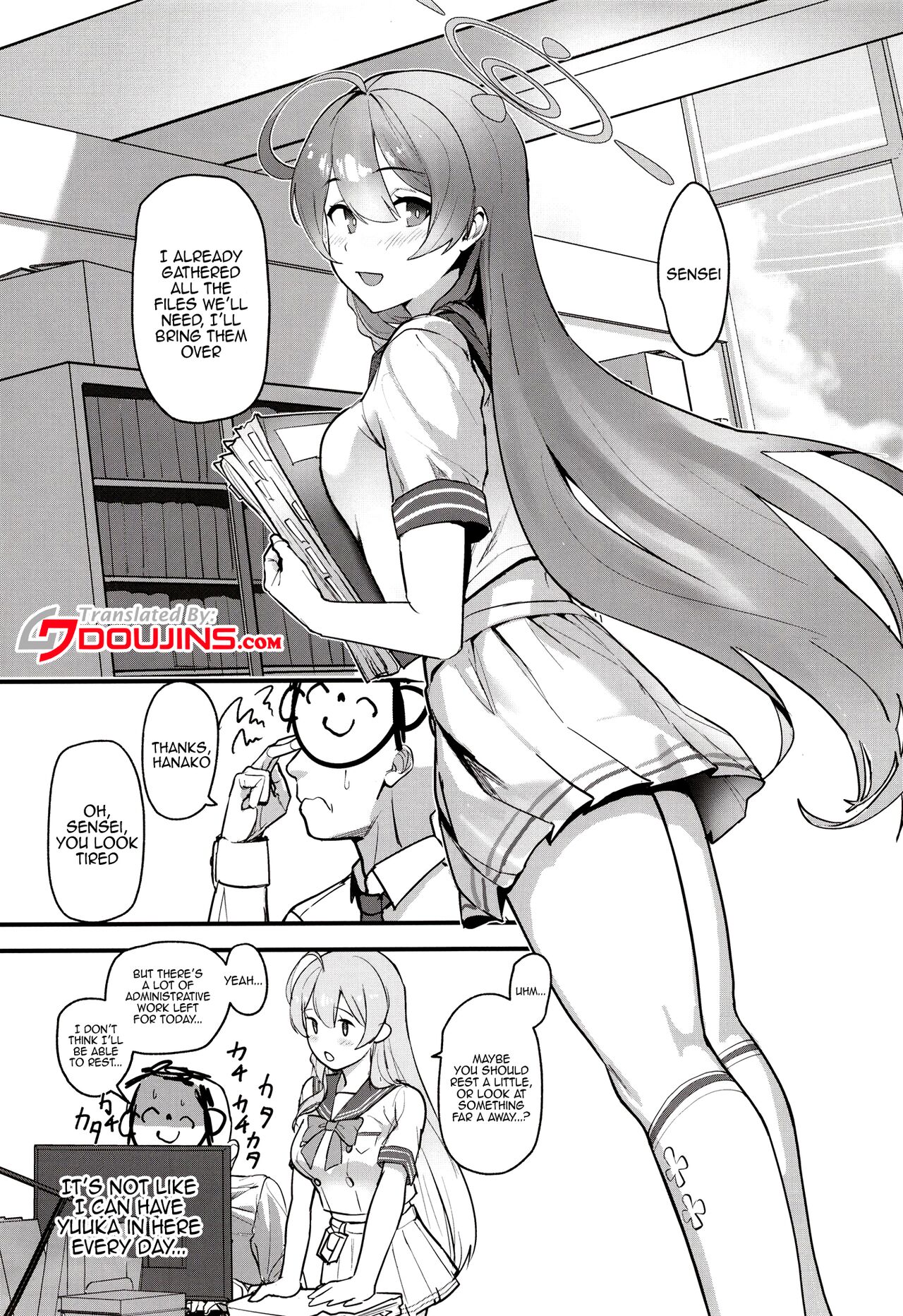 Lust is Next to Selflessness (Blue Archive) [Yoridori Midori] 1 . Lust is Next to Selflessness - Chapter 1 (Blue Archive) [Yoridori Midori] – page 4
