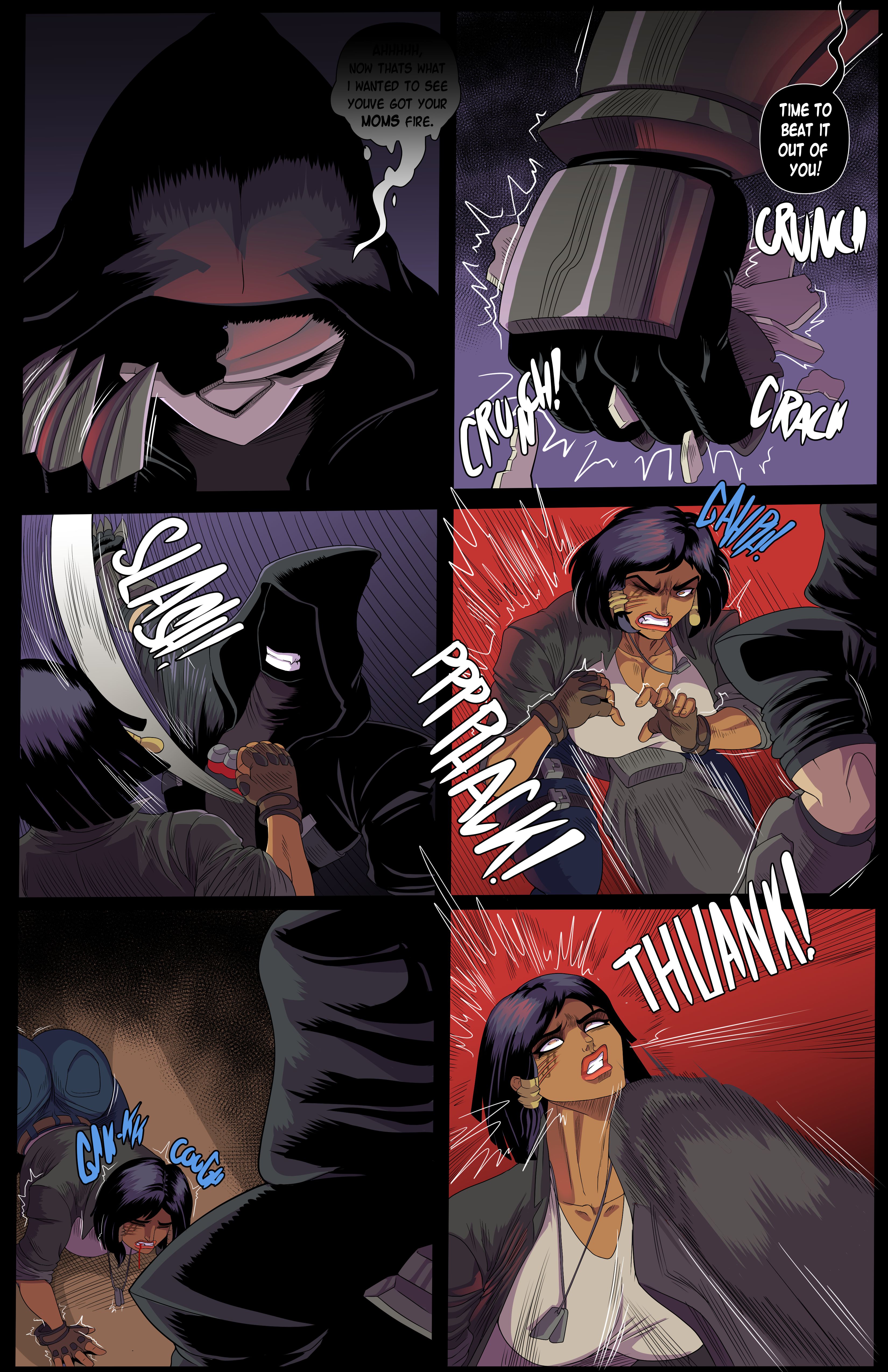 Target: Pharah (Overwatch) [Loonyjams] 1 . Target: Pharah - Chapter 1 (Overwatch) [Loonyjams] – page 8