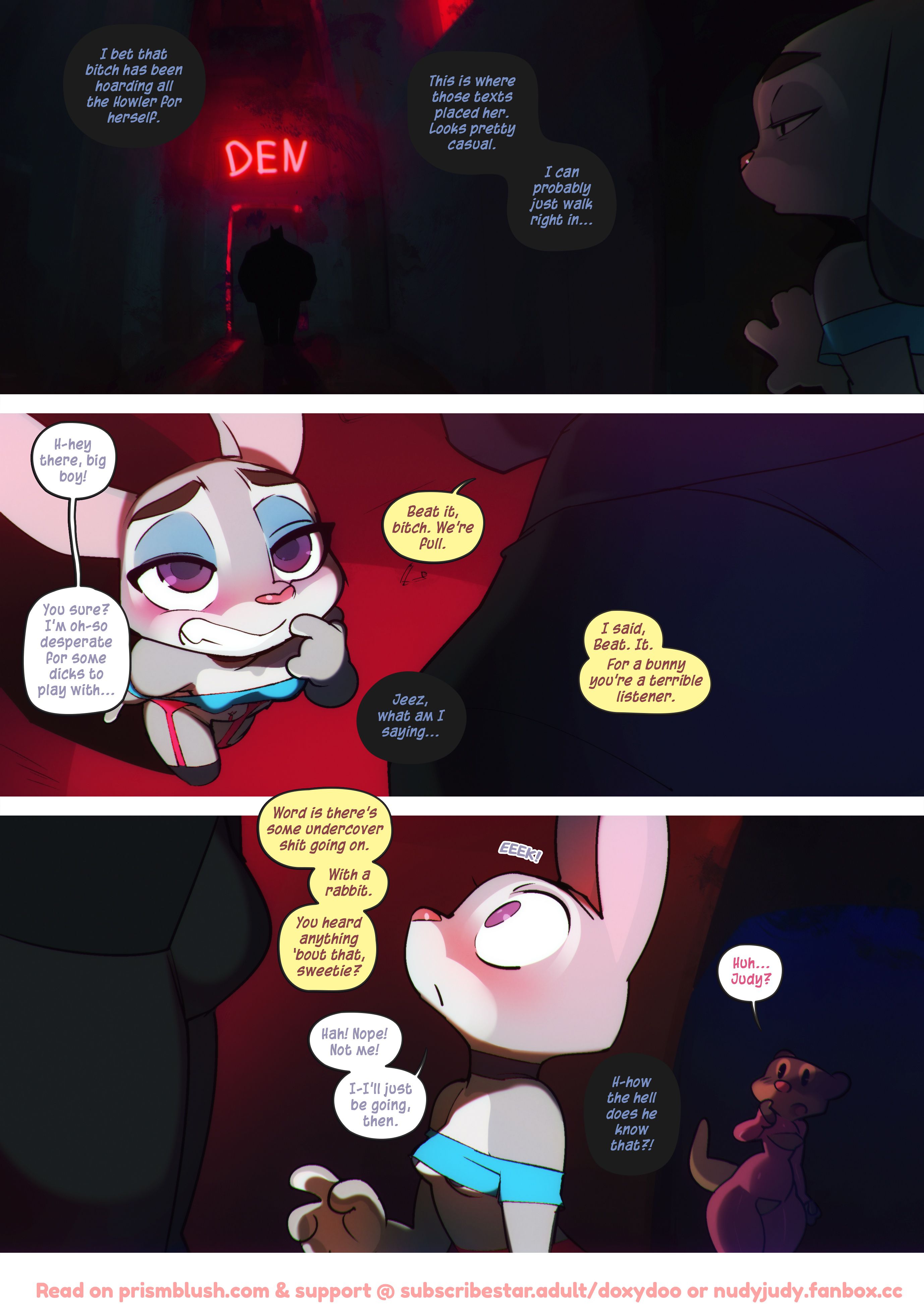Sweet Sting (Zootopia) [Doxy] 4 . Rock Bottom Girls - Chapter 4 (Zootopia) [Doxy] – page 9