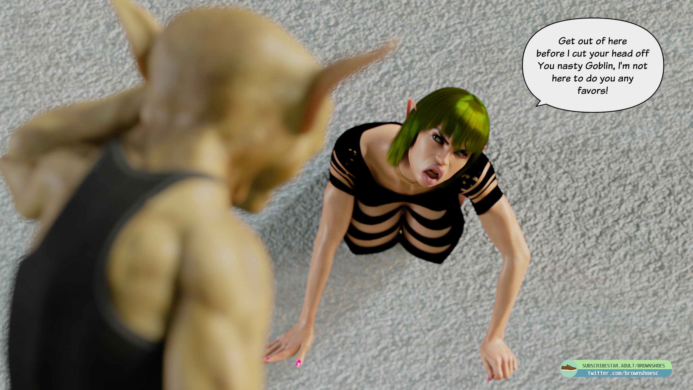 The Fall Of The Elf Queen [Brown Shoes] 3 . The Fall Of The Elf Queen - Chapter 3 [Brown Shoes] – page 36