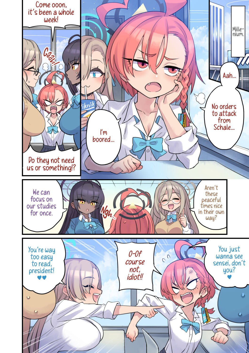 A book that crosses the line (Blue Archive) [Mimonel] 5 . A book that crosses the line - Chapter 5 (Blue Archive) [Mimonel] – page 3