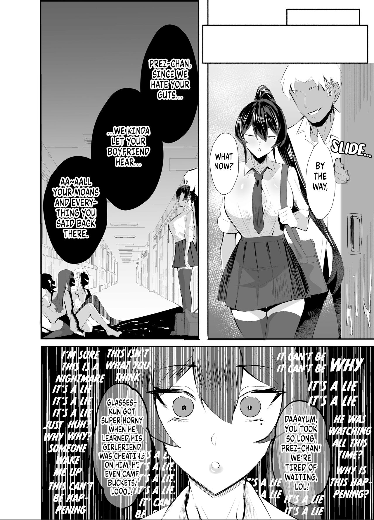 Submission ~the President of the Public Morals Committee is Blackmailed and Forced to Cheat… [Chinetsu] 1 . Submission ~the President of the Public Morals Committee is Blackmailed and Forced to Cheat... - Chapter 1 [Chinetsu] – page 40