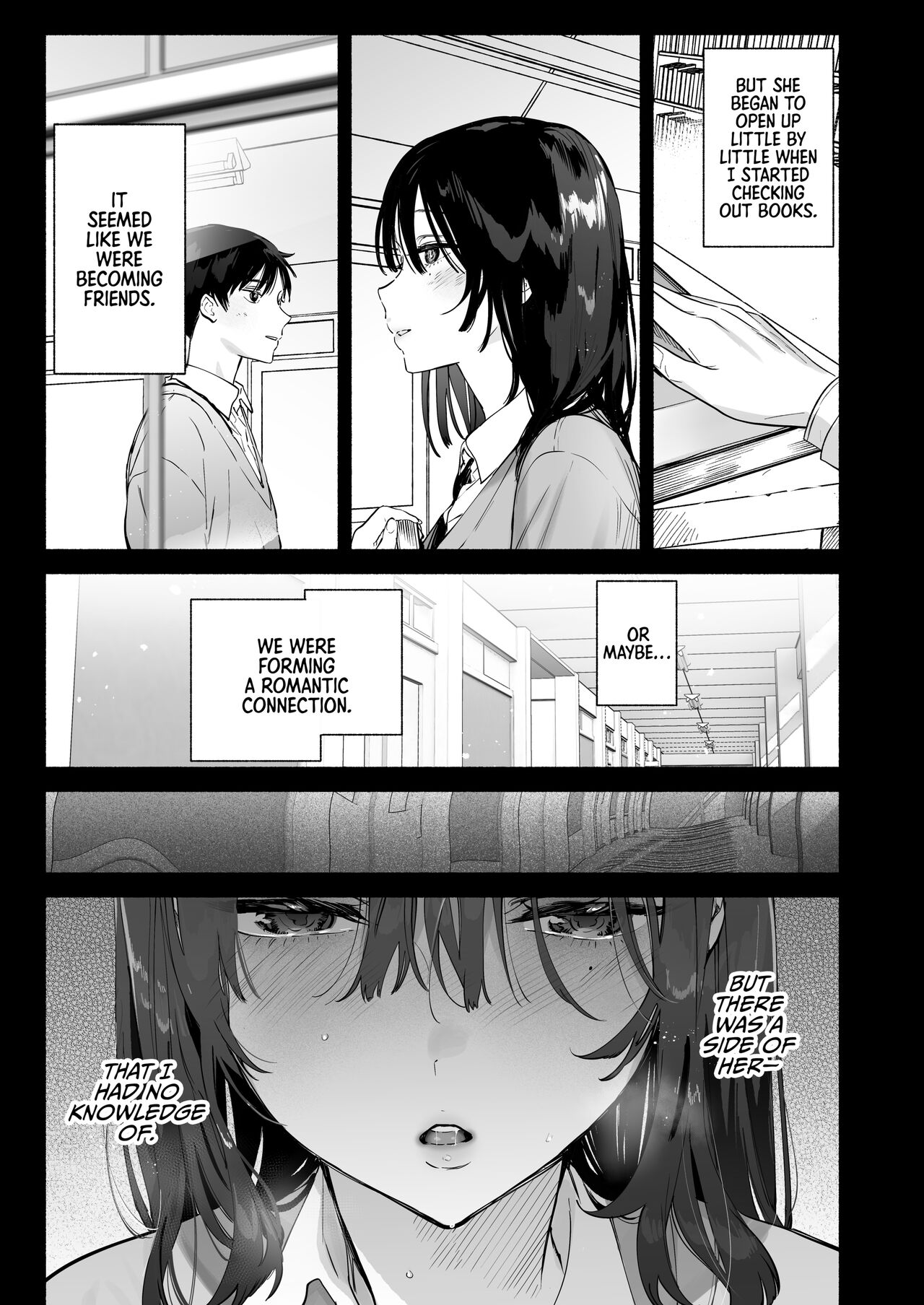 Mukuchi na Tosho Iin to Sex Zuke [Yuzuha] 2 . Mukuchi na Tosho Iin to Sex Zuke - Chapter 2 [Yuzuha] – page 5