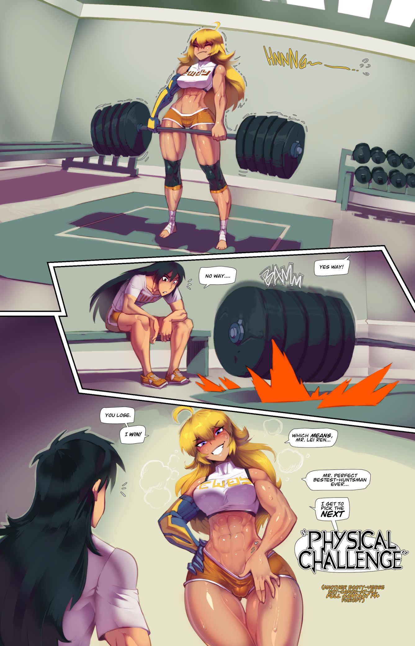 Physical Challenge (RWBY) [Fred Perry] 1 . Physical Challenge - Chapter 1 (RWBY) [Fred Perry] – page 1