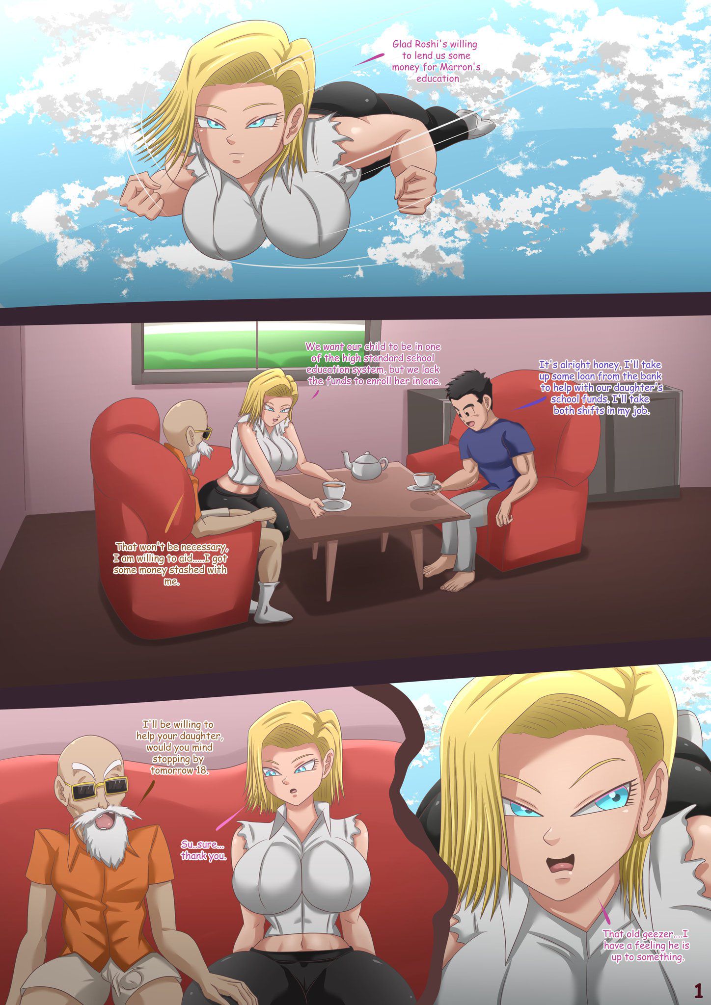 Kame’s Continuous Conquest (Dragon Ball Z) [Magnificent Sexy Gals] 1 . Kame's Continuous Conquest - Chapter 1 (Dragon Ball Z) [Magnificent Sexy Gals] – page 3