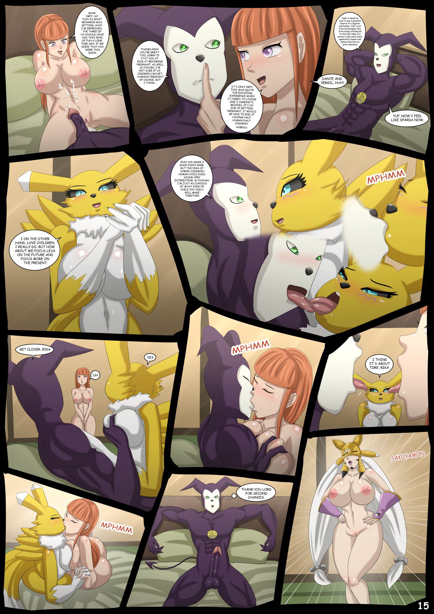 Biomerge Deviancy (Digimon) [Magnificent Sexy Gals] 1 . Biomerge Deviancy - Chapter 1 (Digimon) [Magnificent Sexy Gals] – page 18