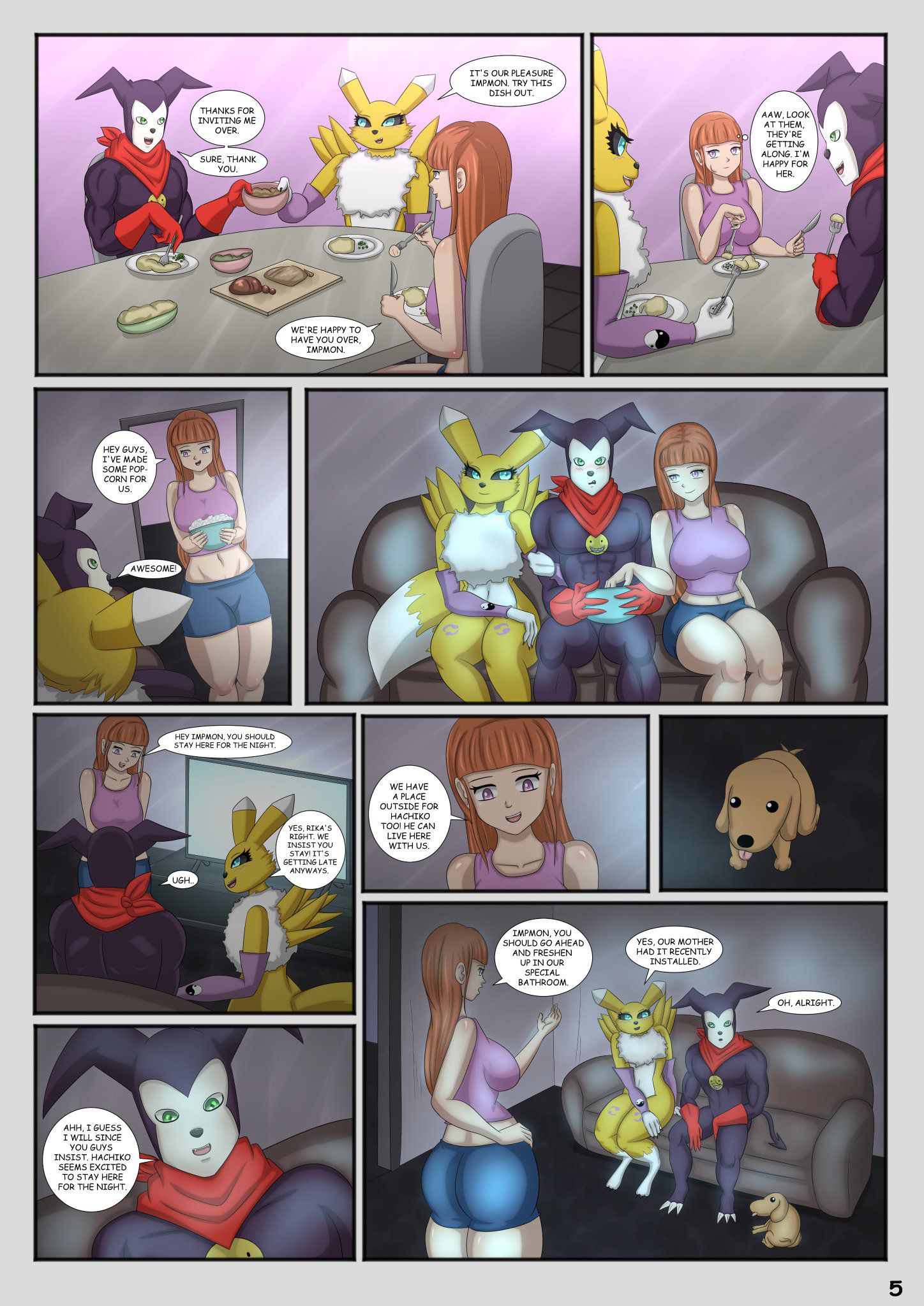 Biomerge Deviancy (Digimon) [Magnificent Sexy Gals] 1 . Biomerge Deviancy - Chapter 1 (Digimon) [Magnificent Sexy Gals] – page 8
