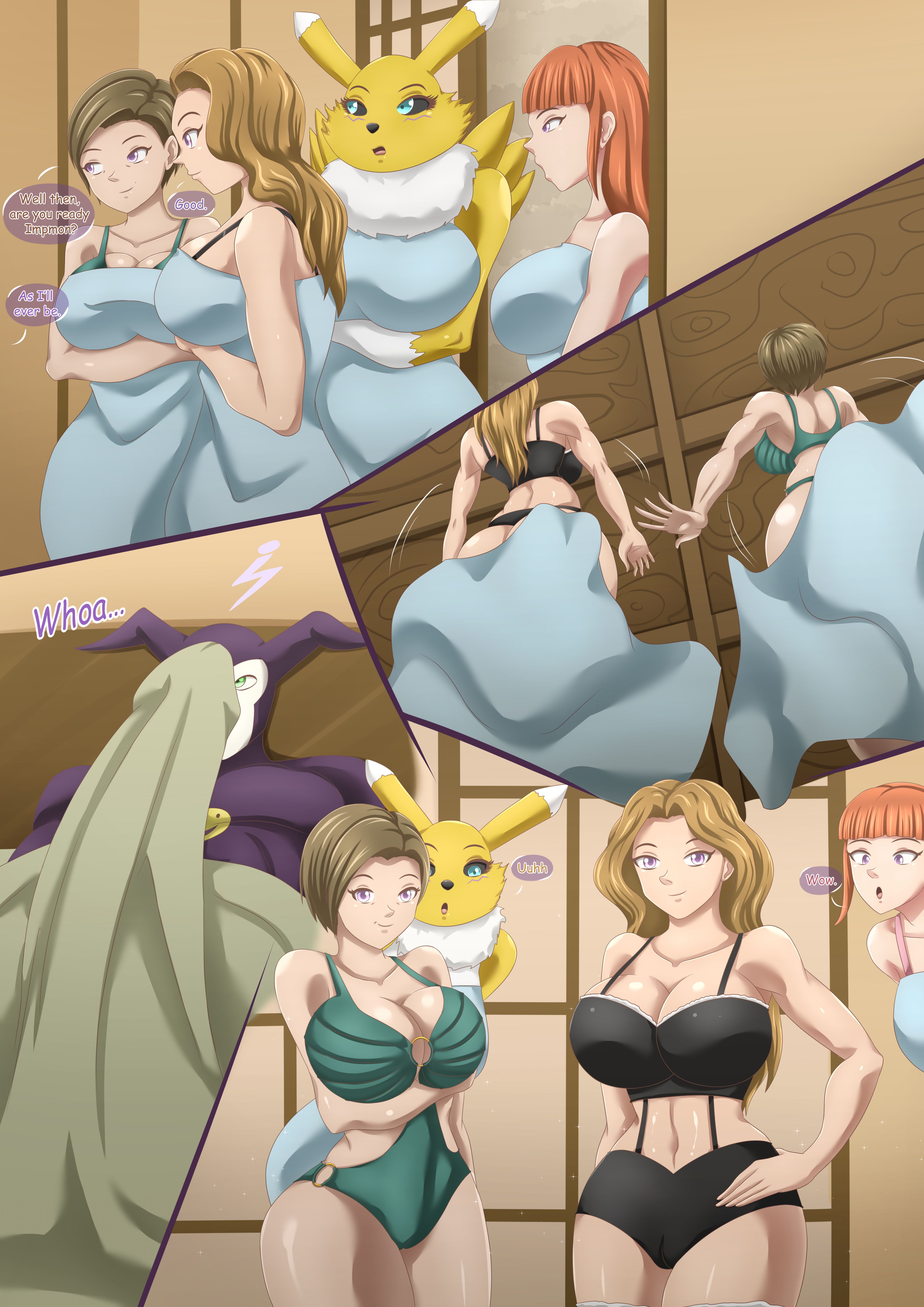 Biomerge Deviancy (Digimon) [Magnificent Sexy Gals] 2 . Biomerge Deviancy - Chapter 2 (Digimon) [Magnificent Sexy Gals] – page 8