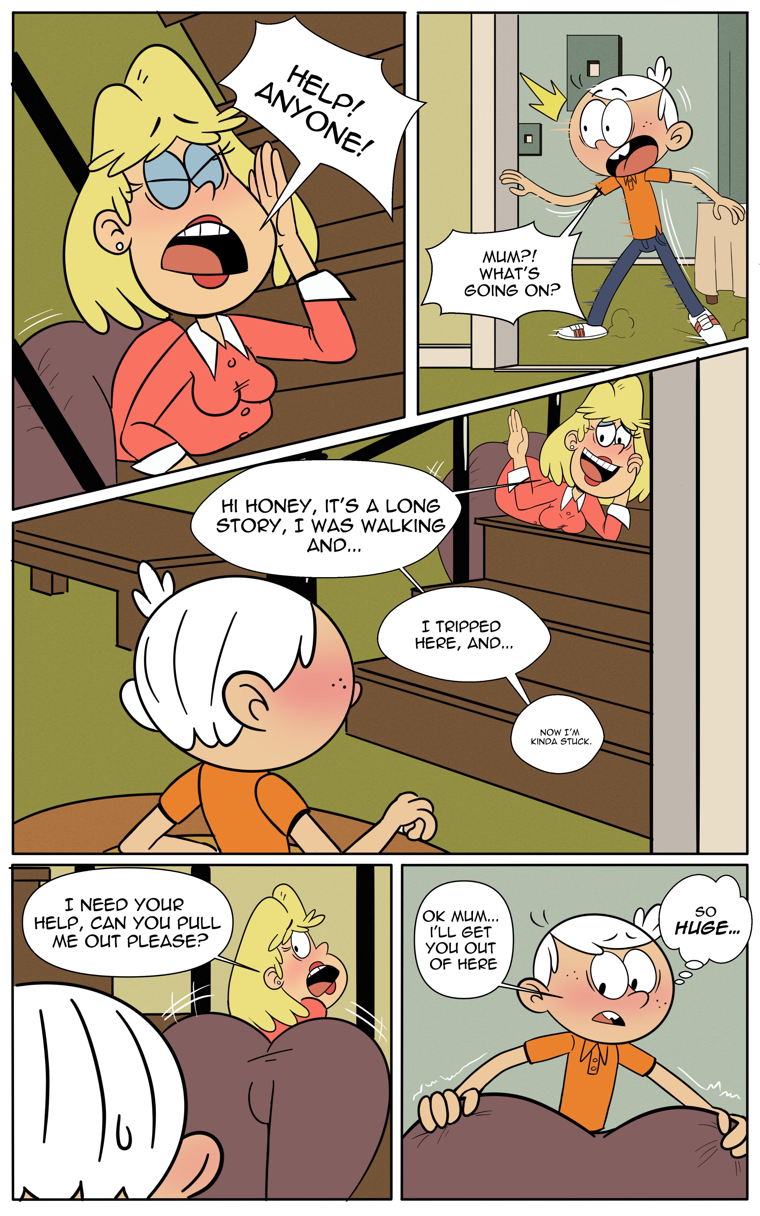 Rita in a Jam (The Loud House) [Monocromia01] 1 . Rita in a Jam - Chapter 1 (The Loud House) [Monocromia01] – page 4
