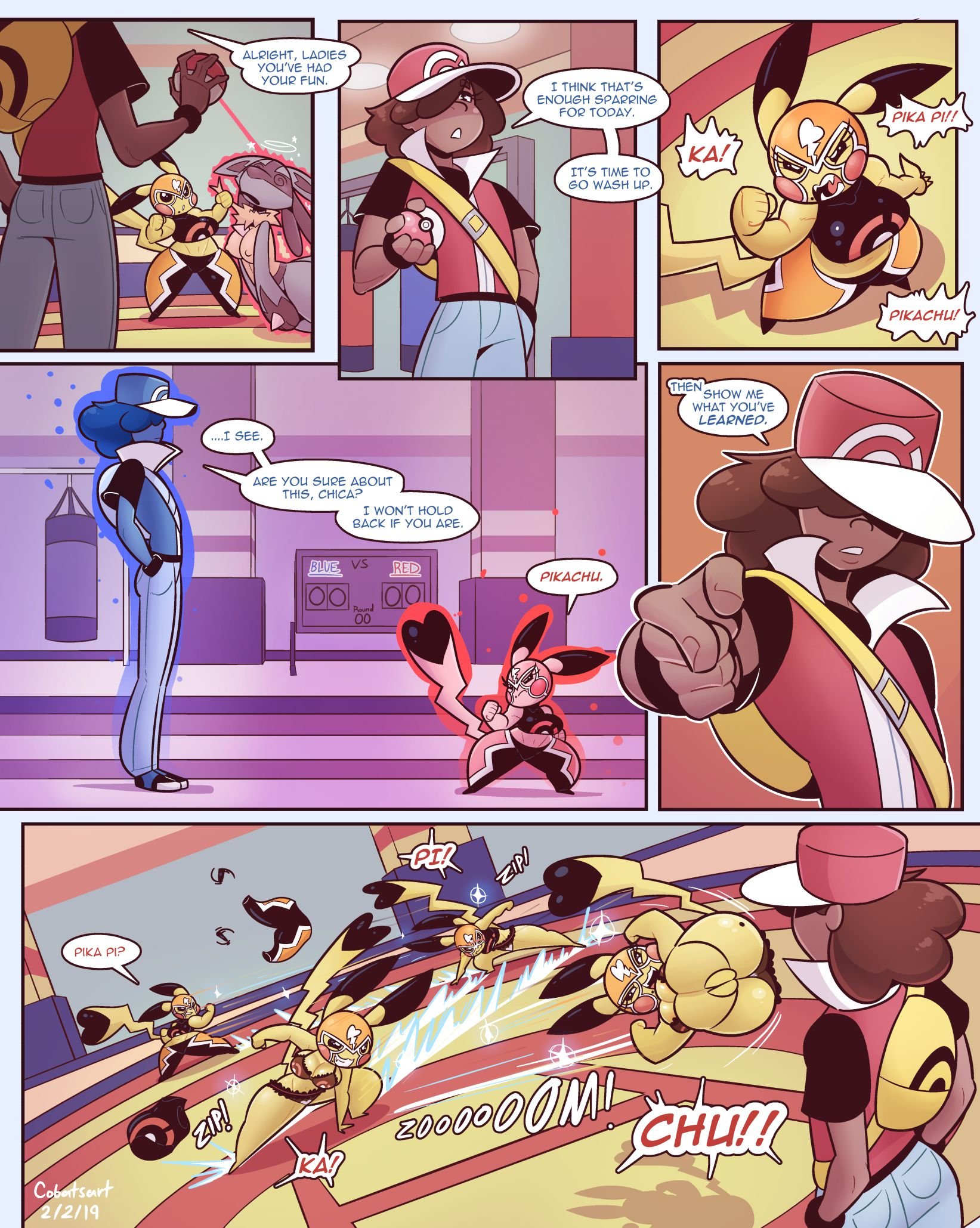 Chica’s Typical Training Day (Pokemon) [Cobatsart] 1 . Chica's Typical Training Day - Chapter 1 (Pokemon) [Cobatsart] – page 2