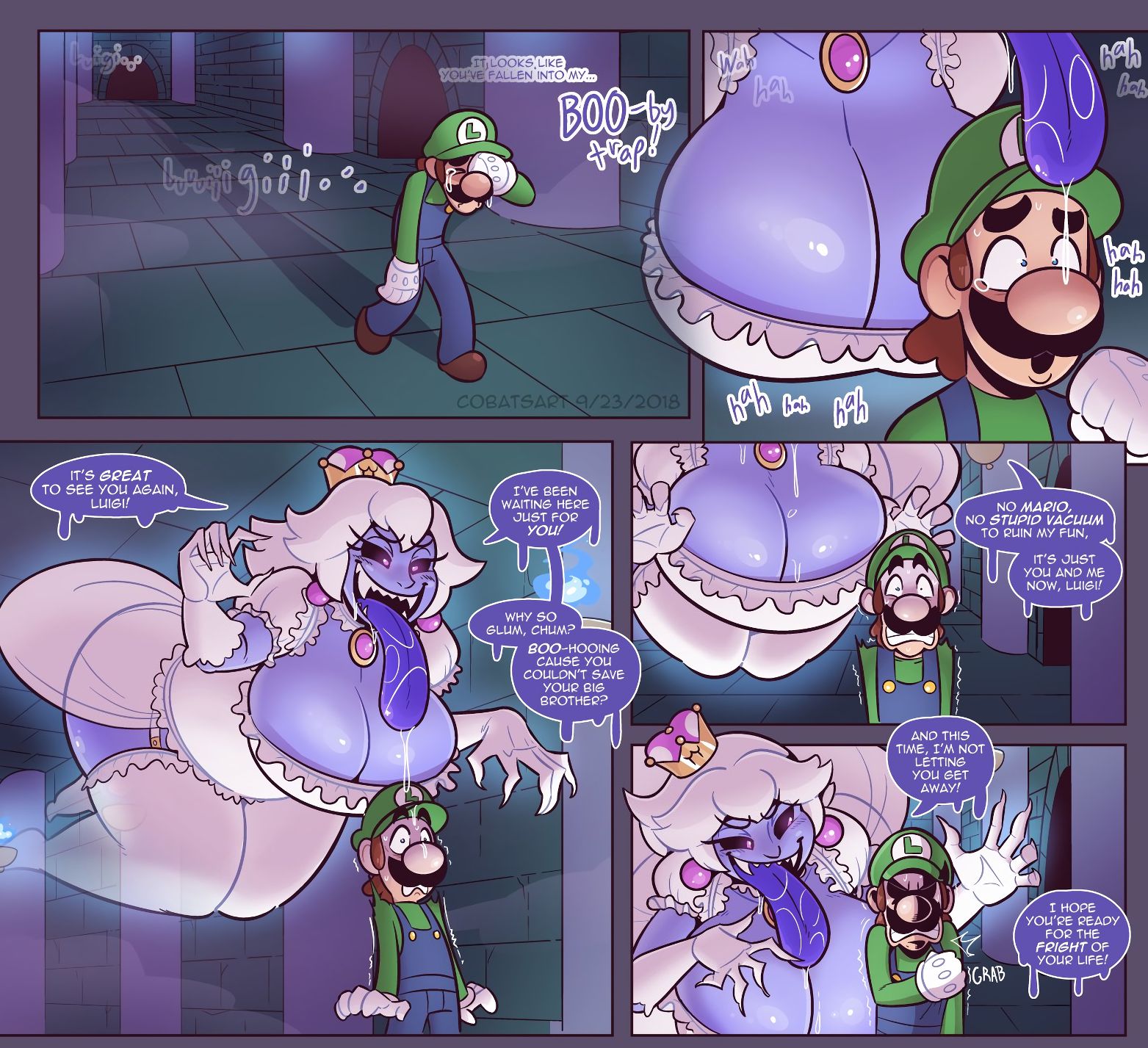 Bowsette x Mario (New Super Mario Bros. U Deluxe) [Cobatsart] 1 . Bowsette x Mario - Chapter 1 (New Super Mario Bros. U Deluxe) [Cobatsart] – page 4