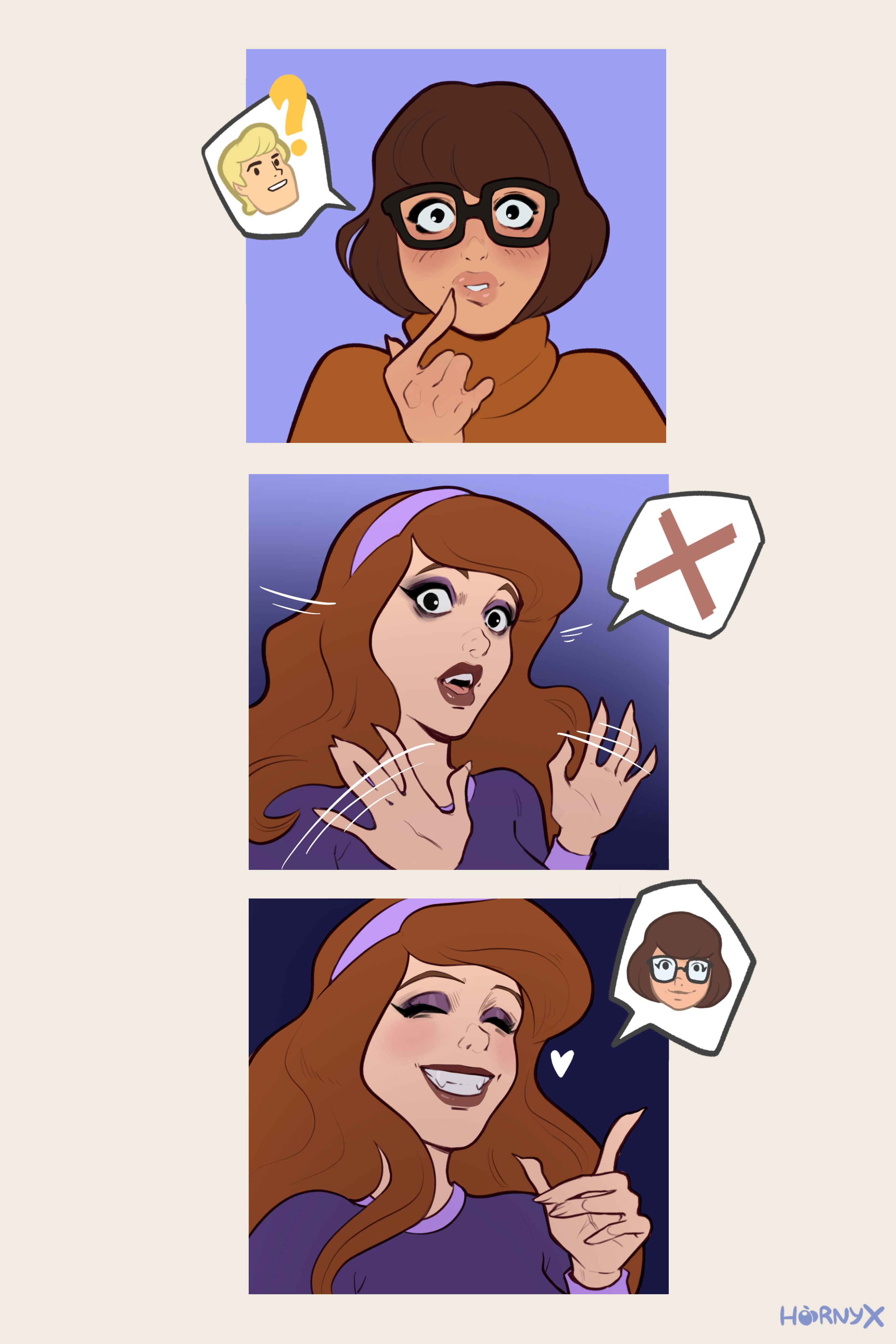Velma and Daphne’s spooky night (Scooby-Doo) [Hornyx] 1 . Velma and Daphne's spooky night - Chapter 1 (Scooby-Doo) [Hornyx] – page 3