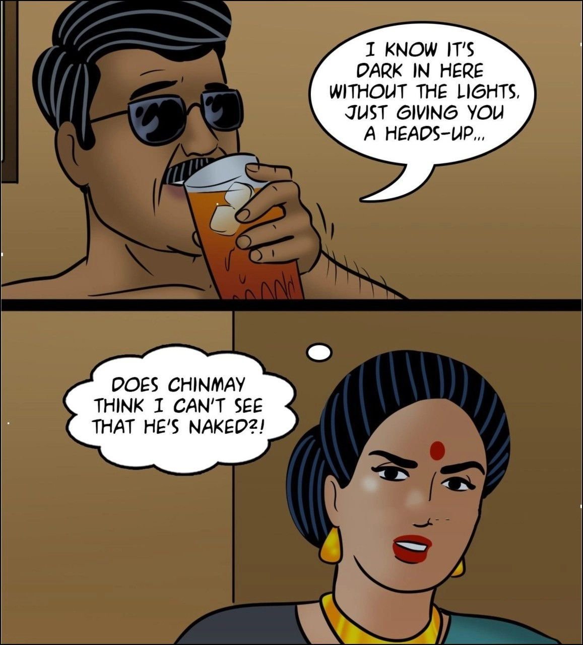 Velamma [Velamma] 124 . Velamma - Chapter 124 - Blind Man's Bluff [Velamma] – page 40