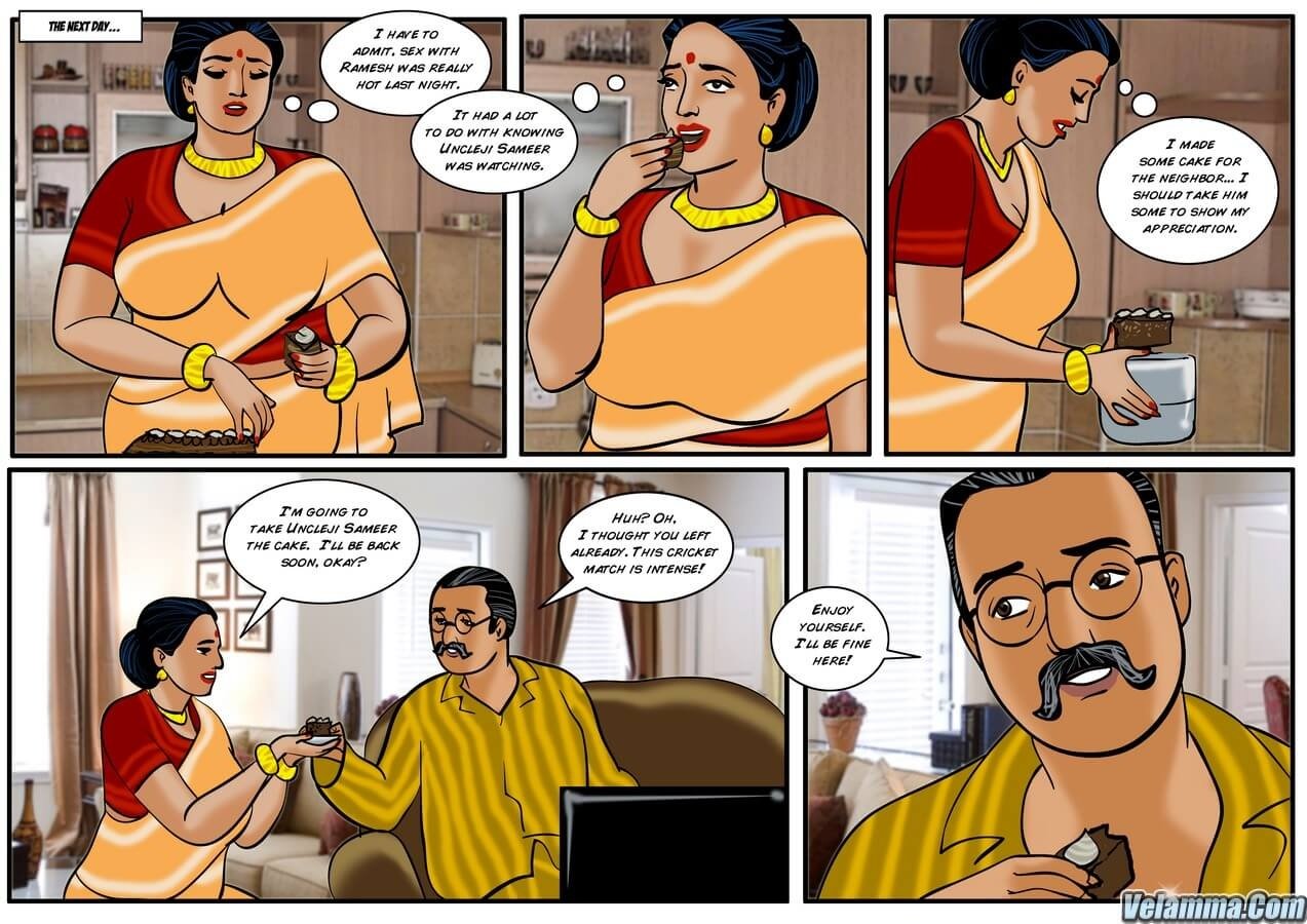 Velamma [Velamma] 23 . Velamma - Chapter 23 - Dessert For Three [Velamma] – page 9
