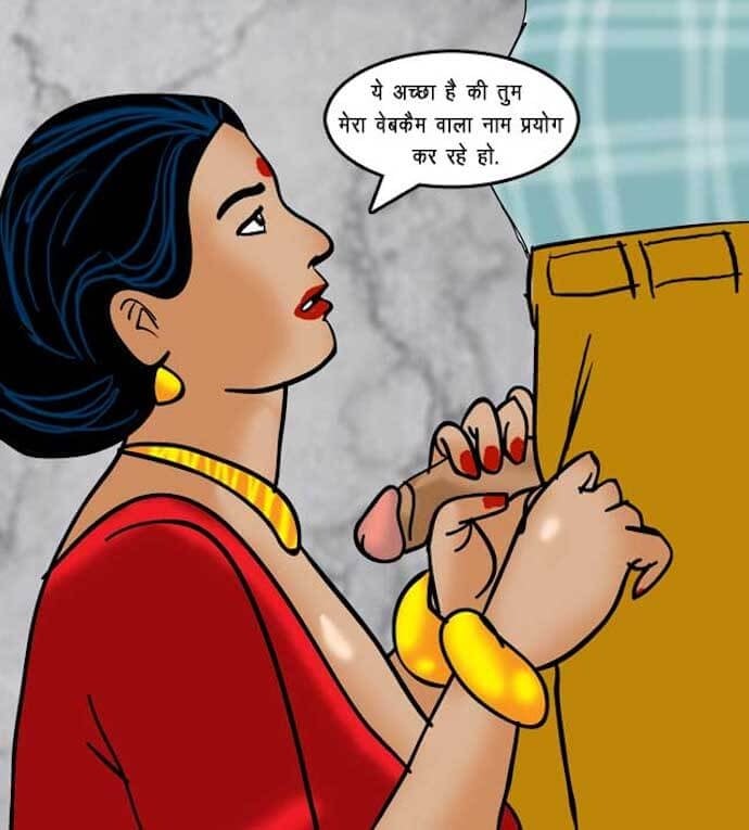 Velamma [Velamma] 69.5 . Velamma - Hindi - Chapter 69 - वेलम्मा कैम: अब ऑन लाइन [Velamma] – page 60