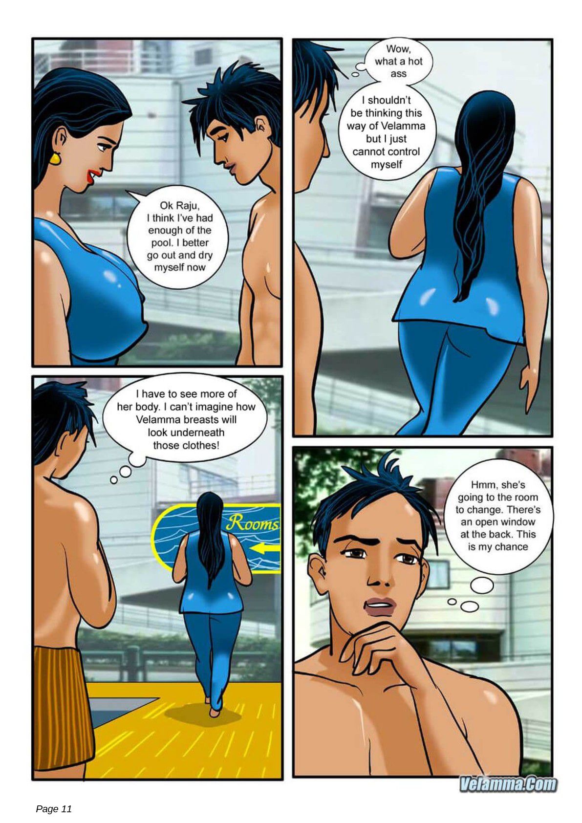 Velamma [Velamma] 4 . Velamma - Chapter 4 - The Picnic [Velamma] – page 11