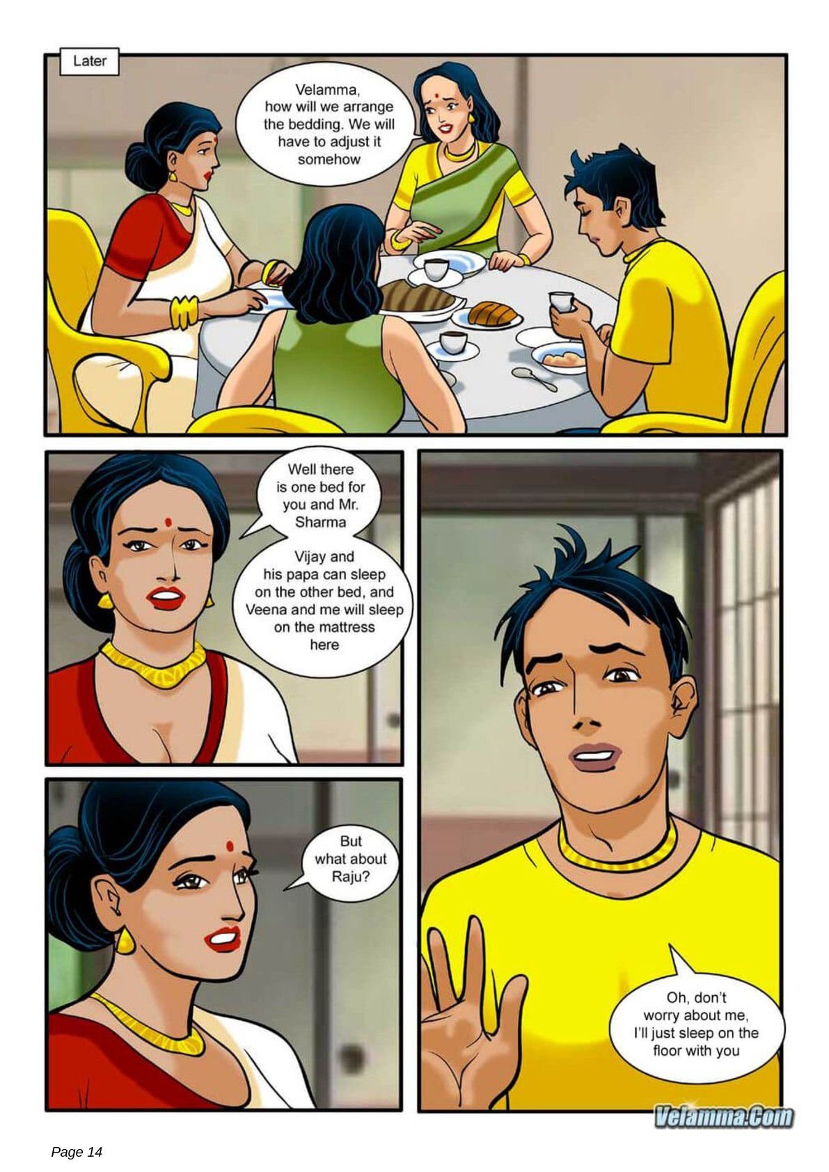 Velamma [Velamma] 4 . Velamma - Chapter 4 - The Picnic [Velamma] – page 14