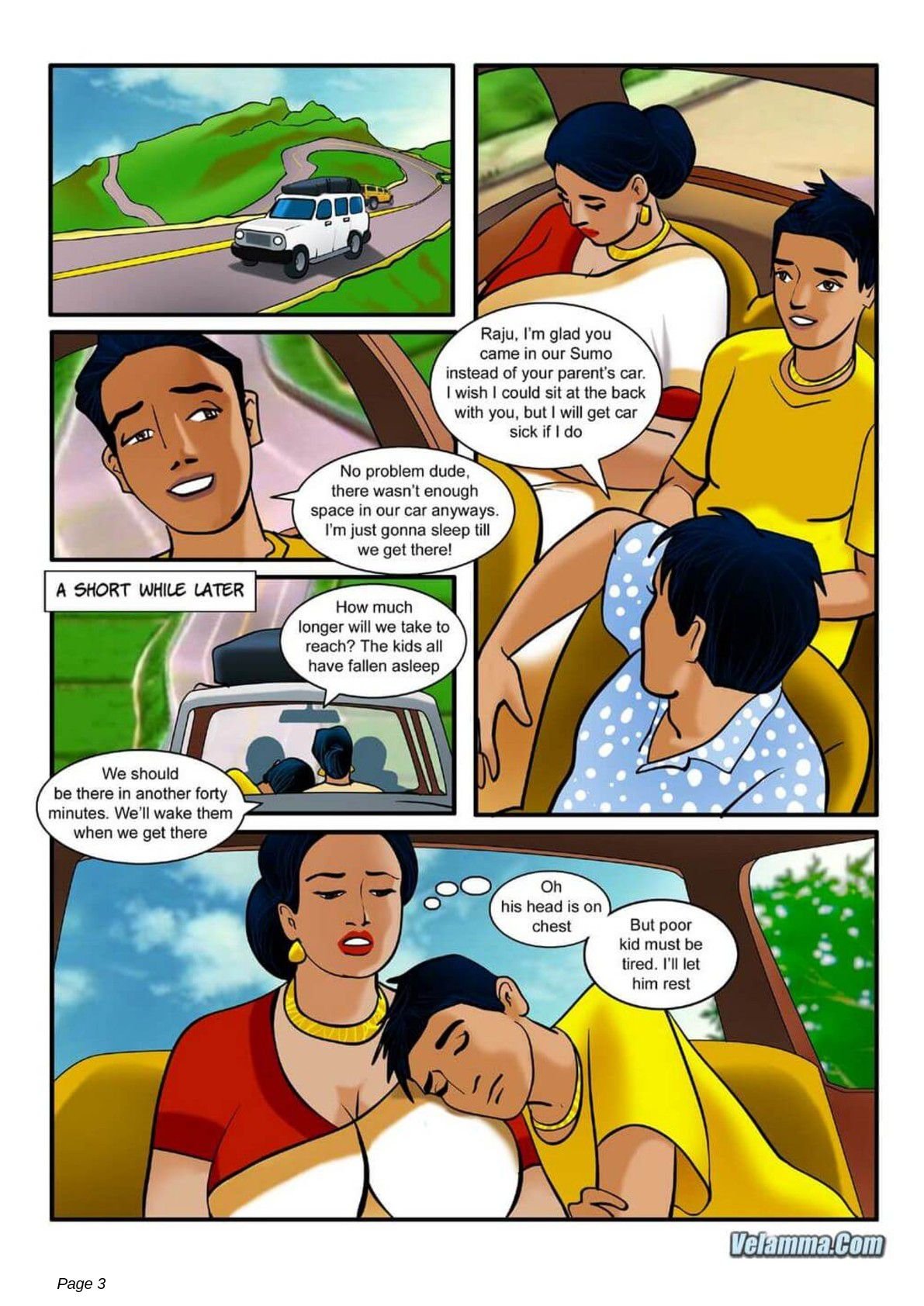 Velamma [Velamma] 4 . Velamma - Chapter 4 - The Picnic [Velamma] – page 3