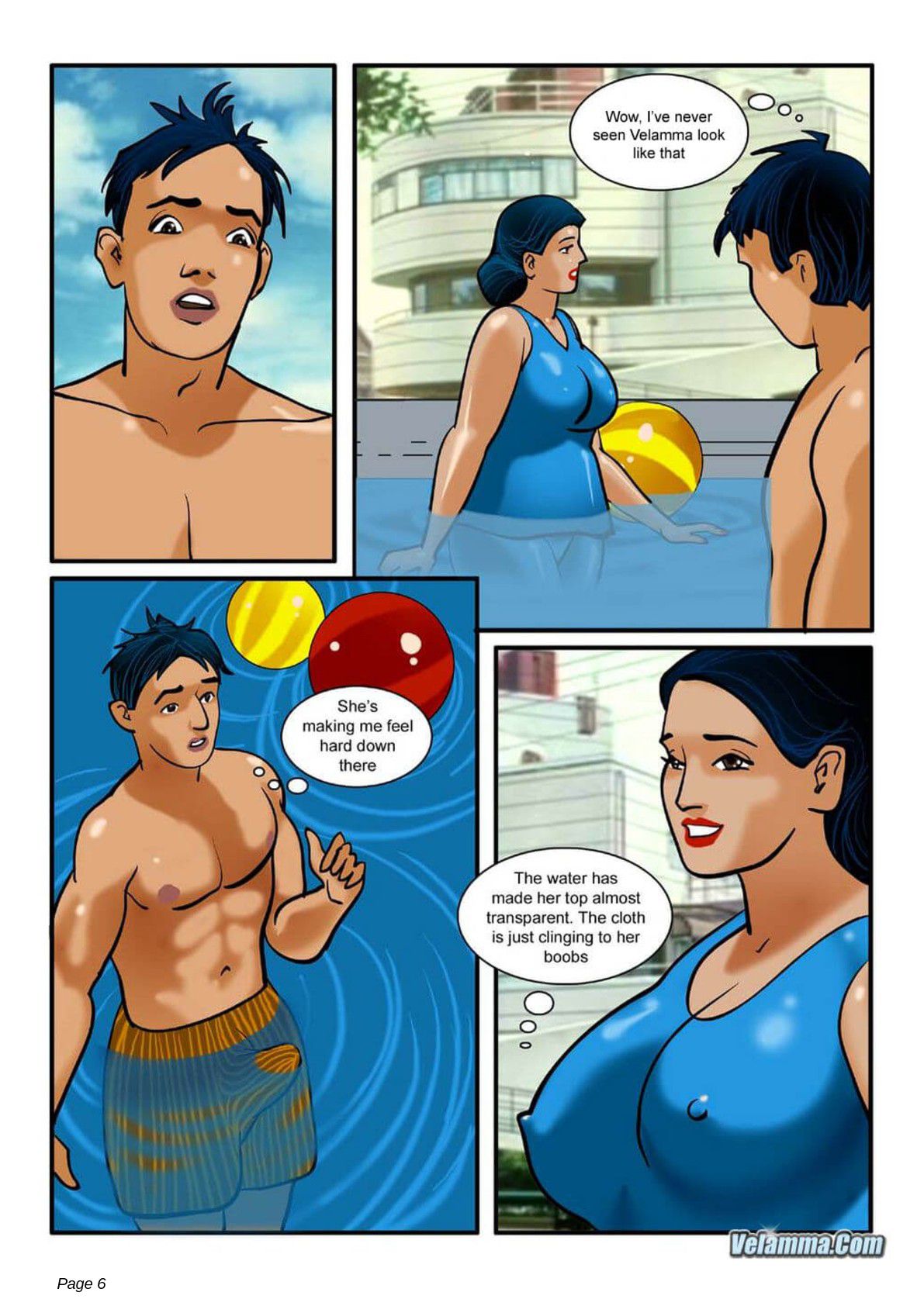 Velamma [Velamma] 4 . Velamma - Chapter 4 - The Picnic [Velamma] – page 6