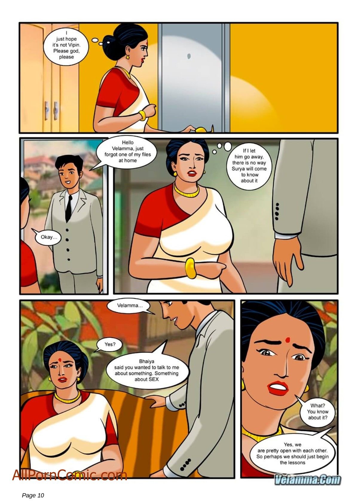 Velamma [Velamma] 9 . Velamma - Chapter 9 - Taking Virginity [Velamma] – page 10